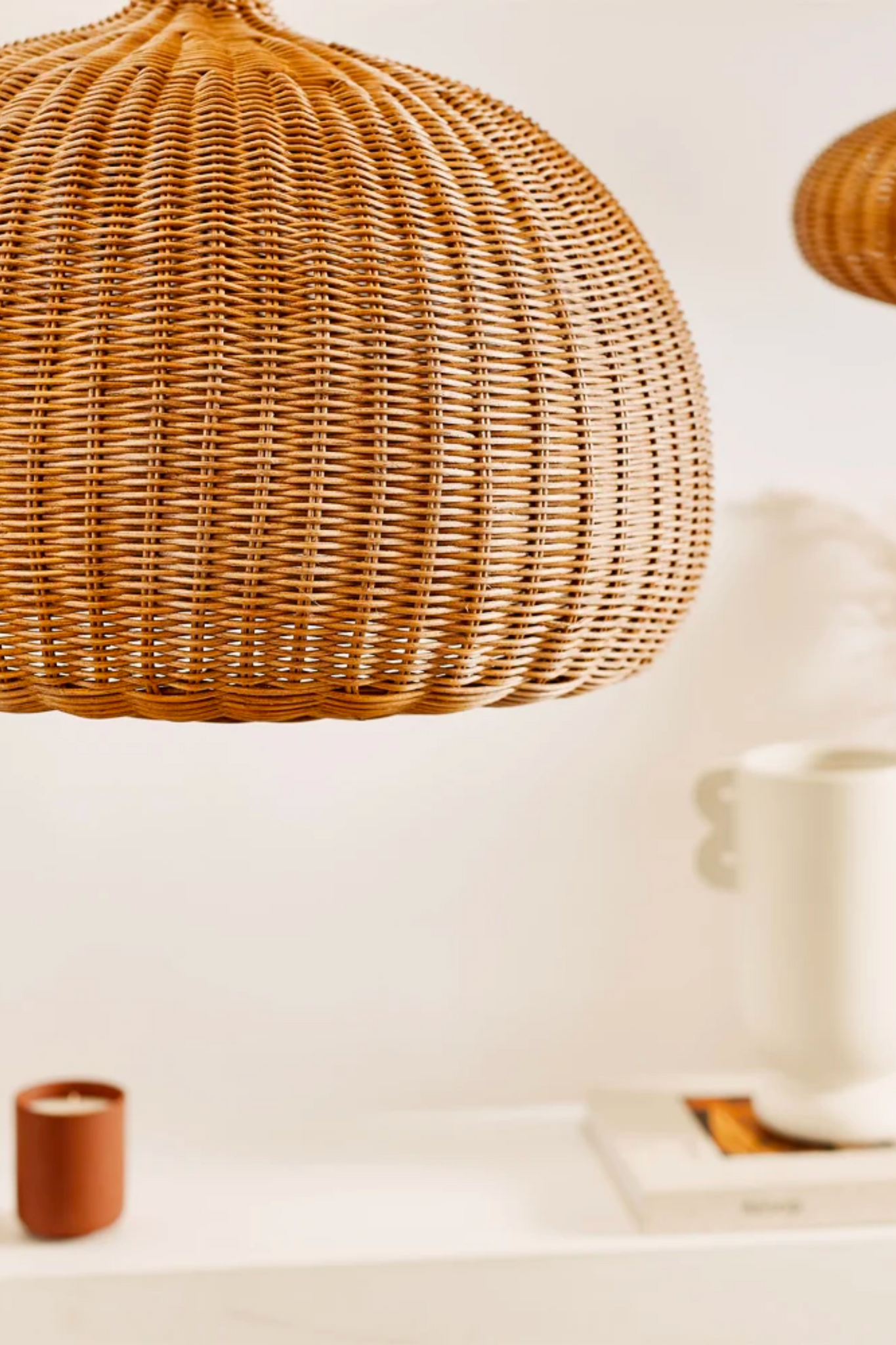Braided Belly Lamp Shade
