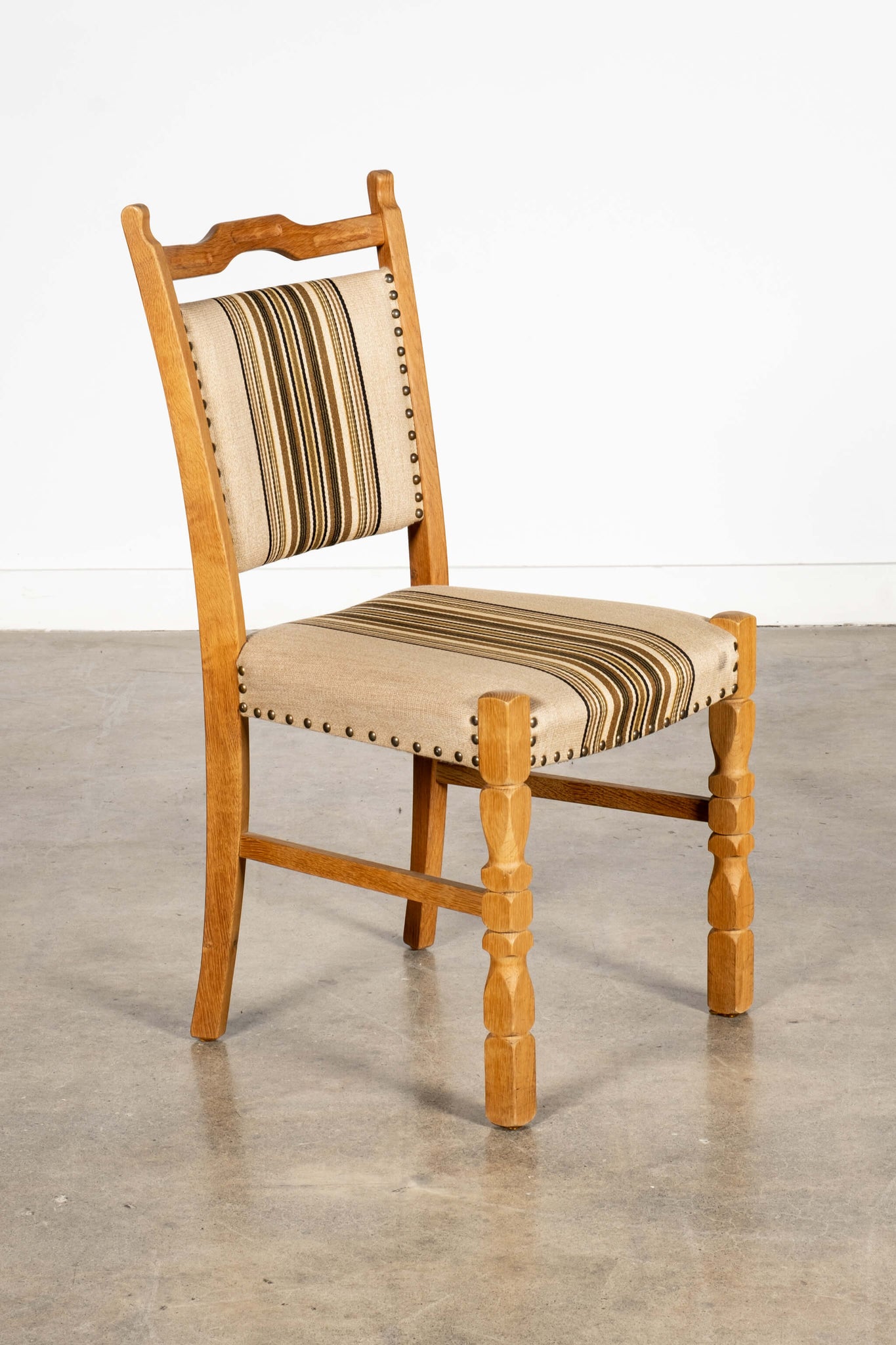Bonne Choice - Danish oak chair set 1 x6