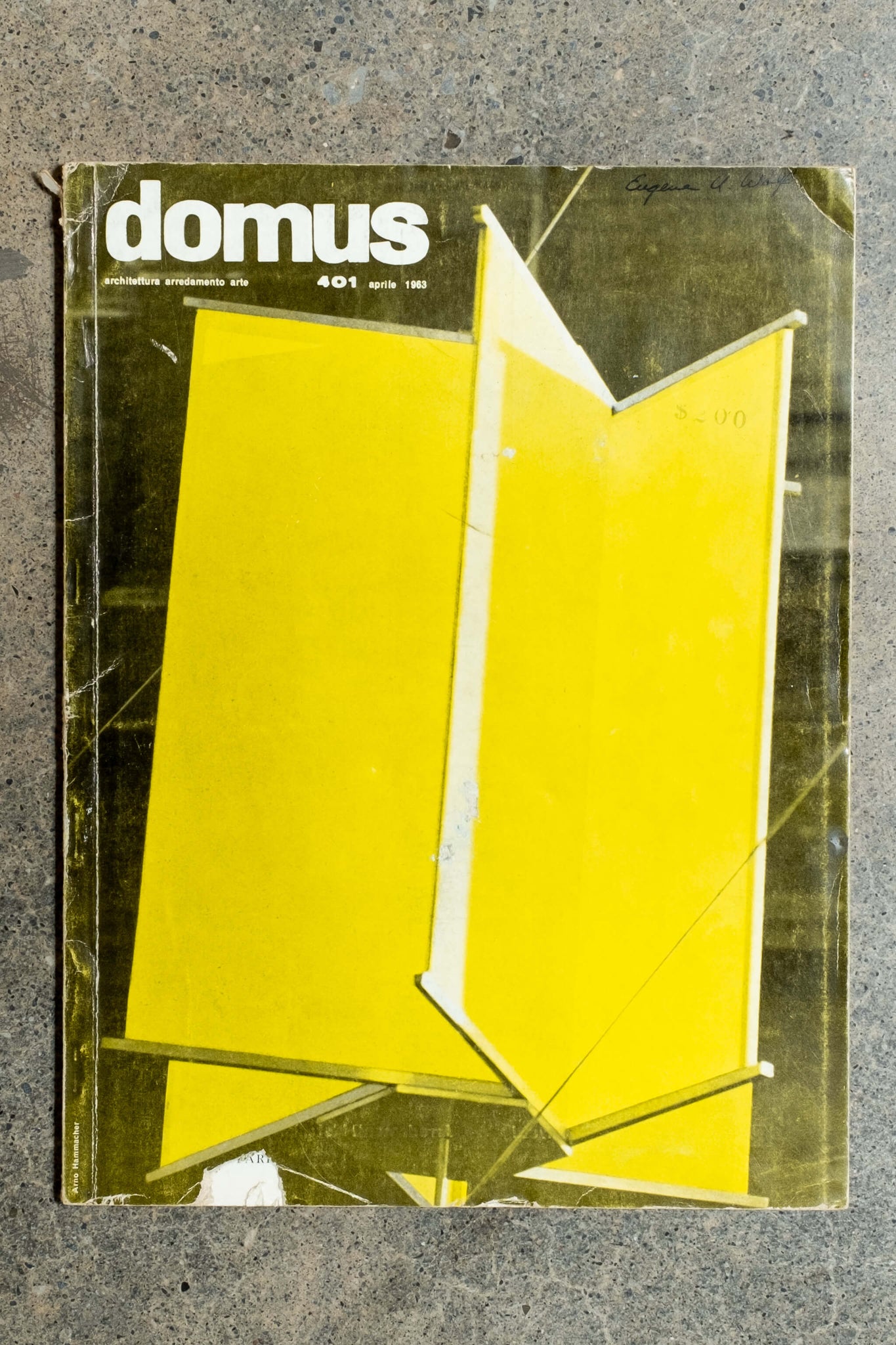 Vintage Domus Magazine - April 1963