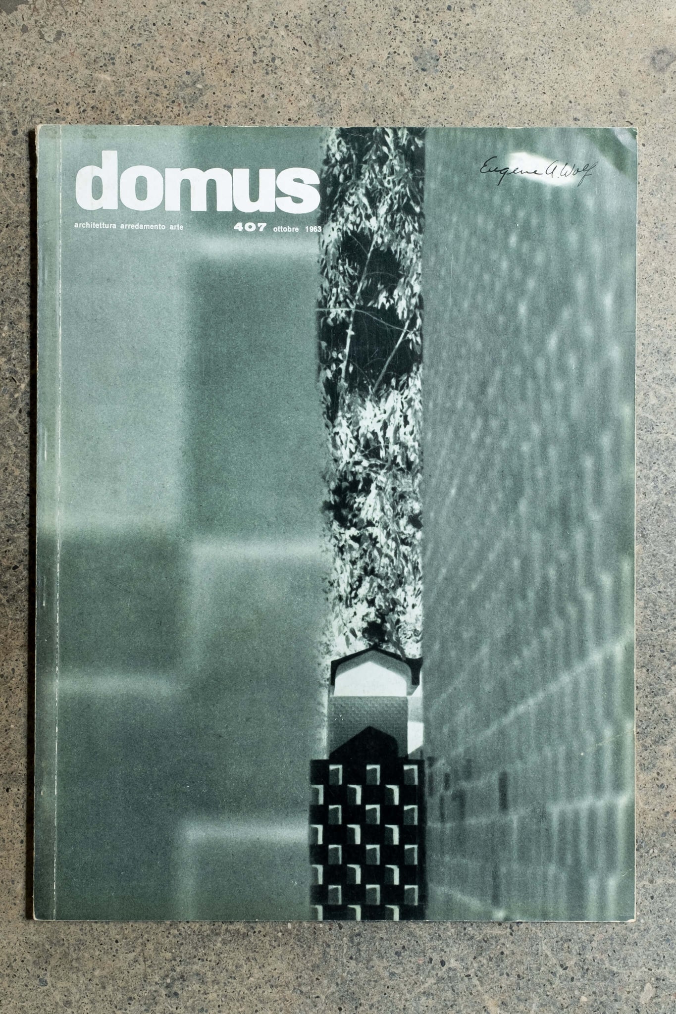 Vintage Domus Magazine - October 1963