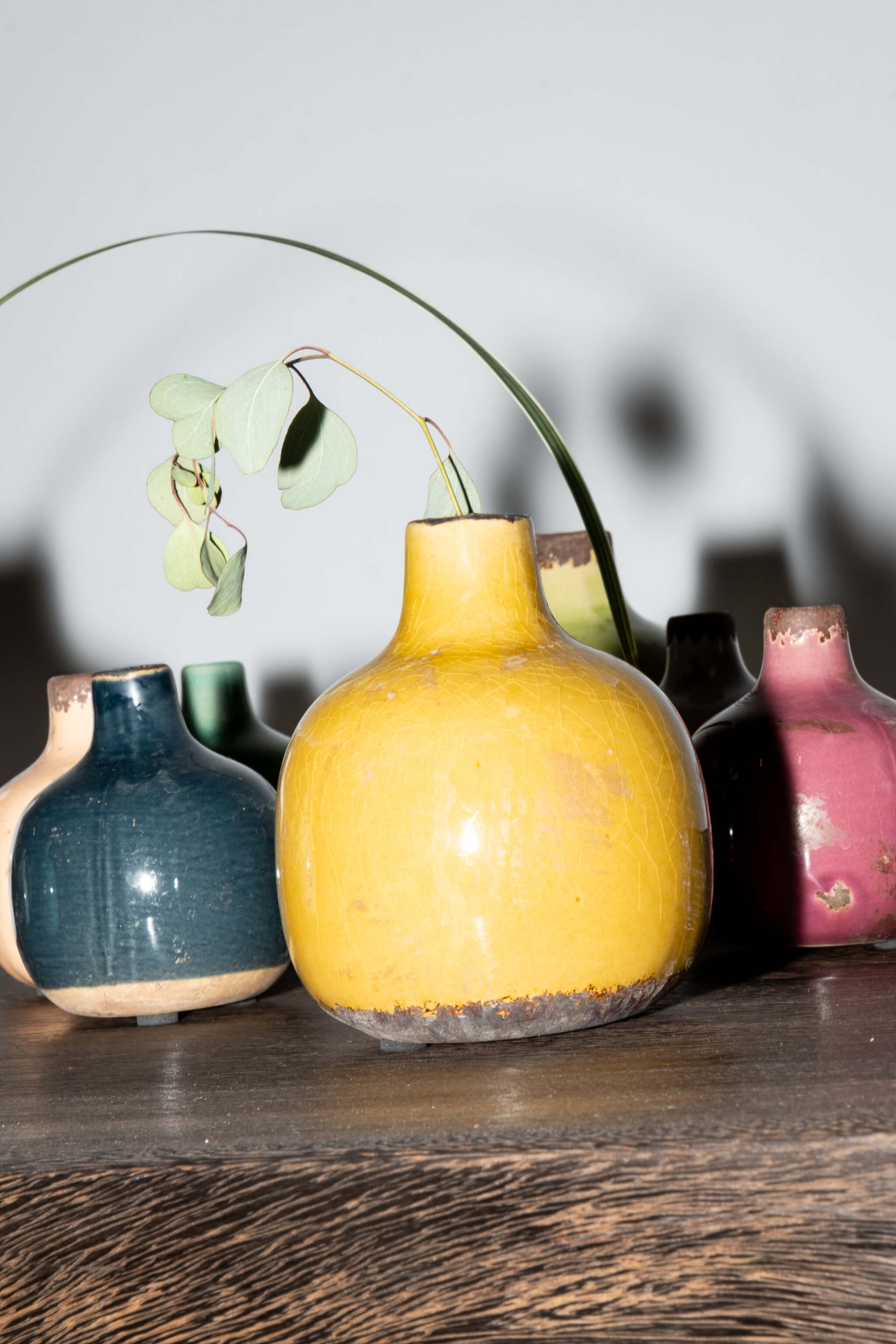 Small Ceramic Vase, various colours Bonne Choice