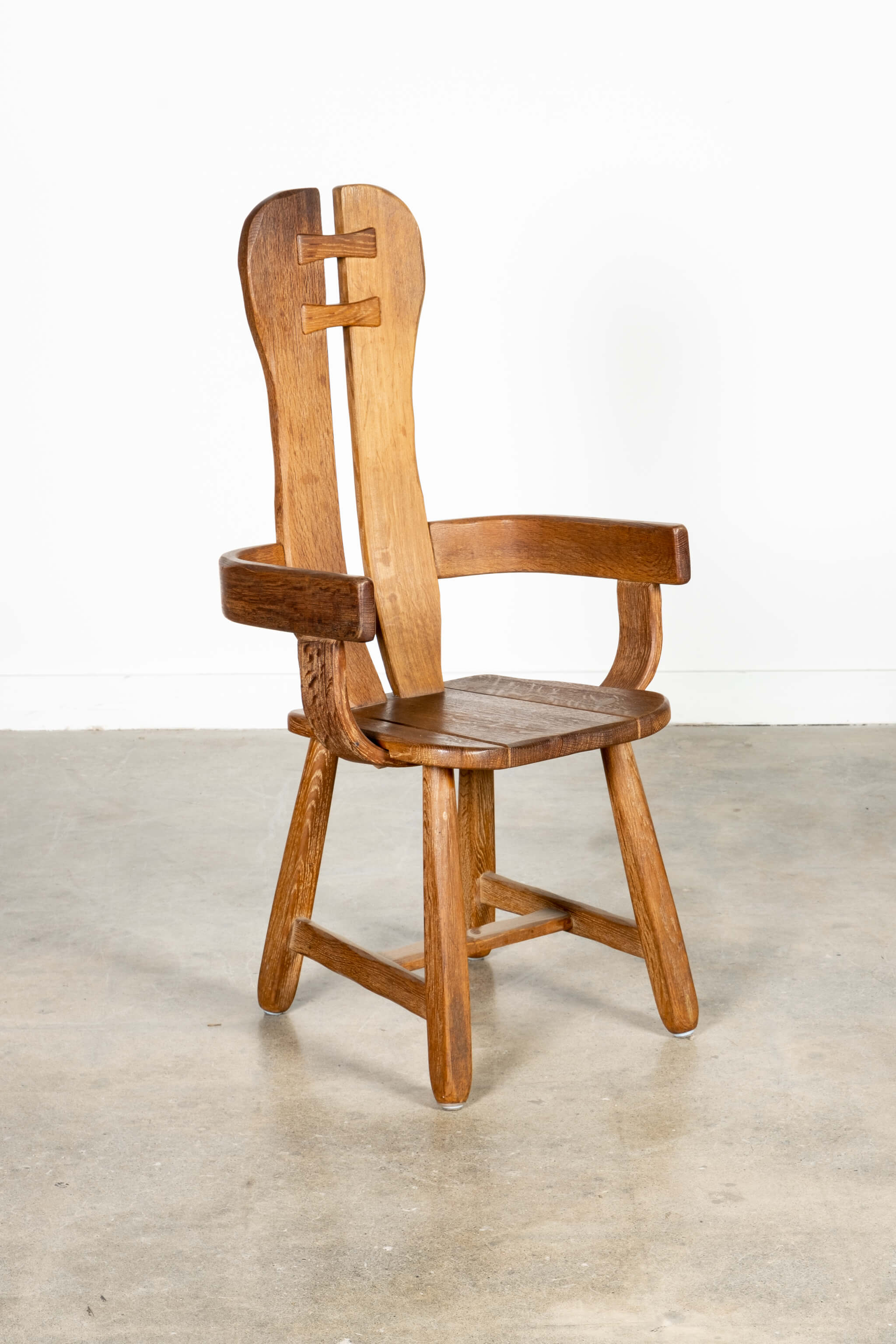 Set of 6 Brutalist De Puydt Chairs – Bonne Choice