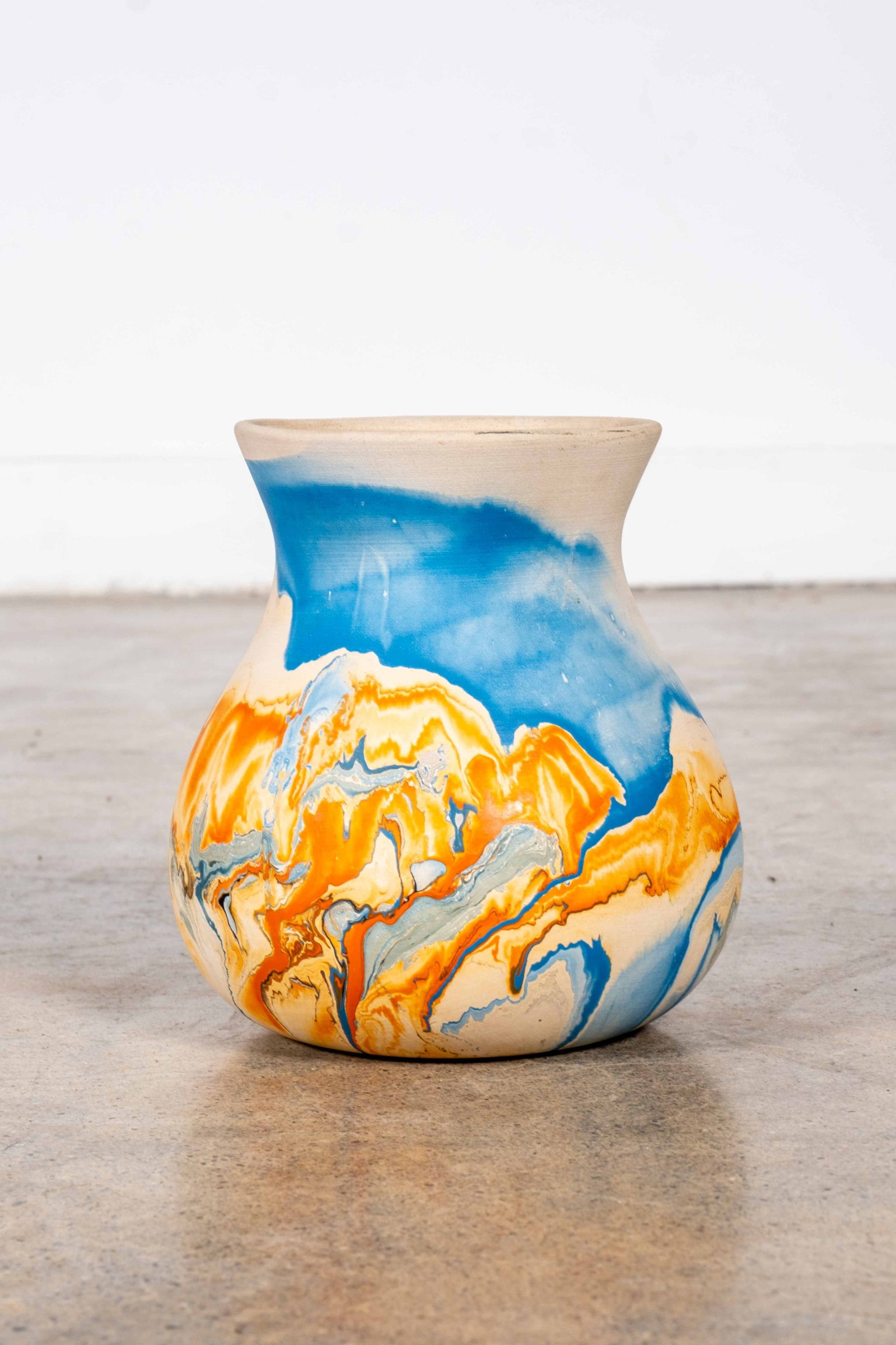 Nemadji pottery vase