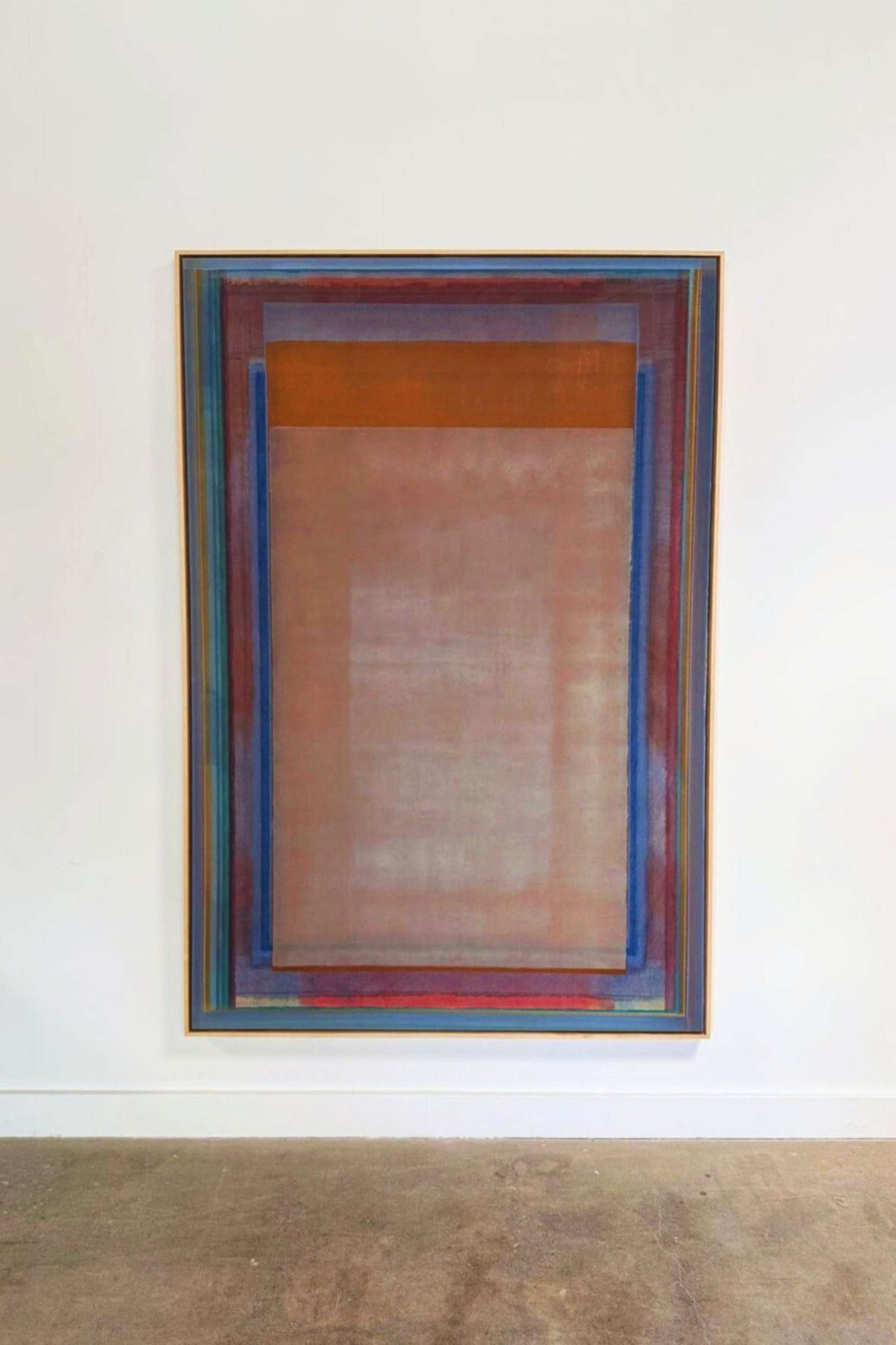 Untitled 4, Mauve & Orange