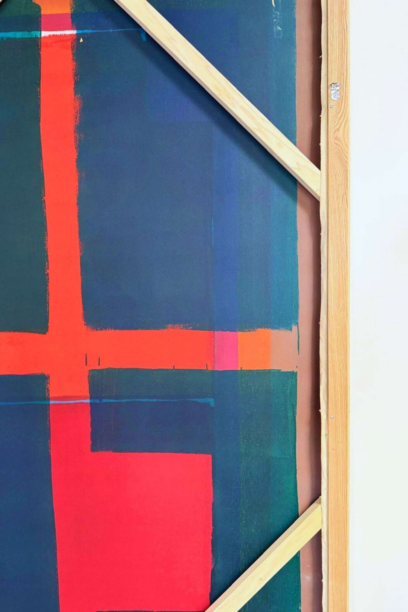 Untitled 4, Mauve & Orange