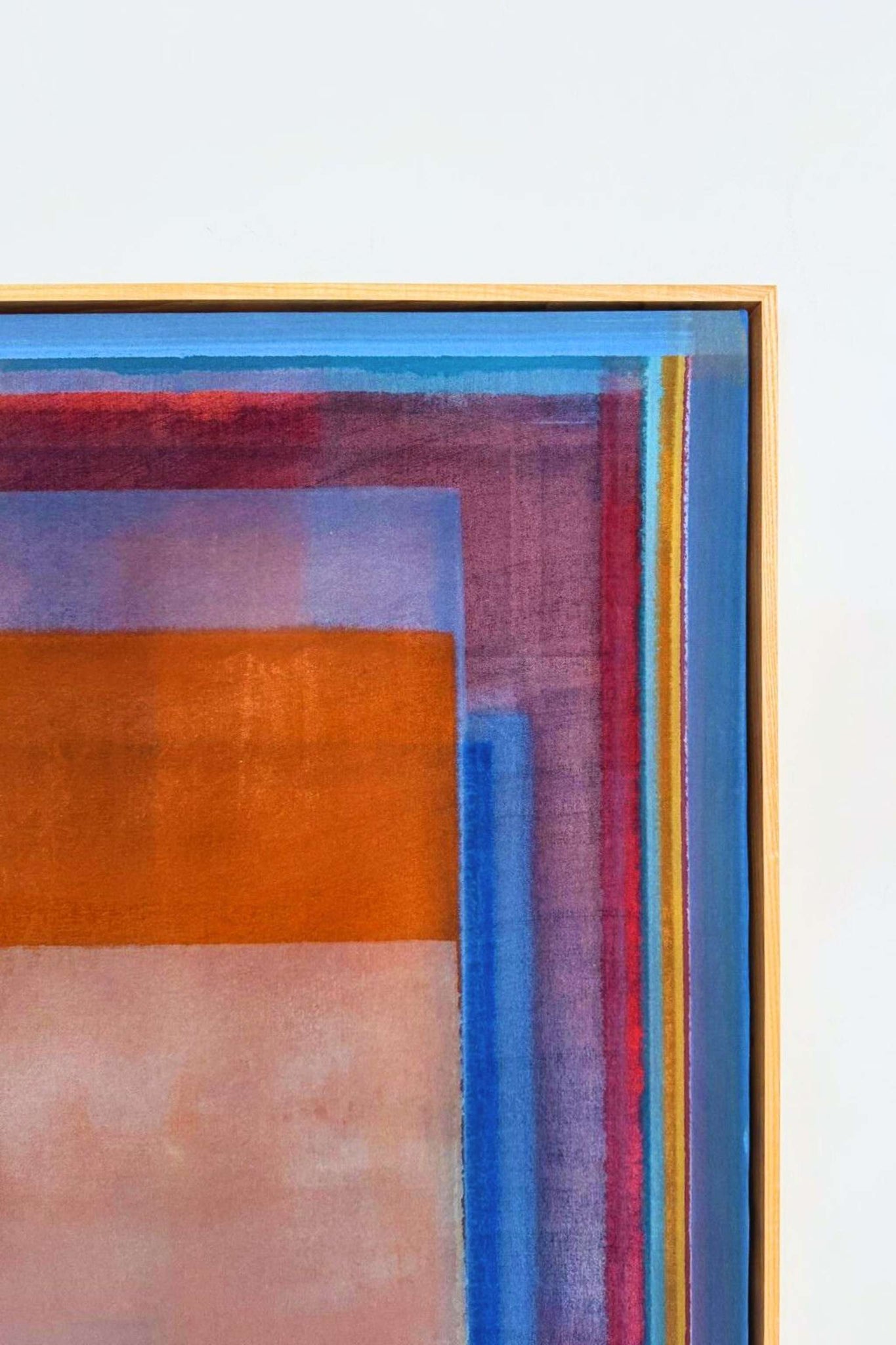 Untitled 4, Mauve & Orange