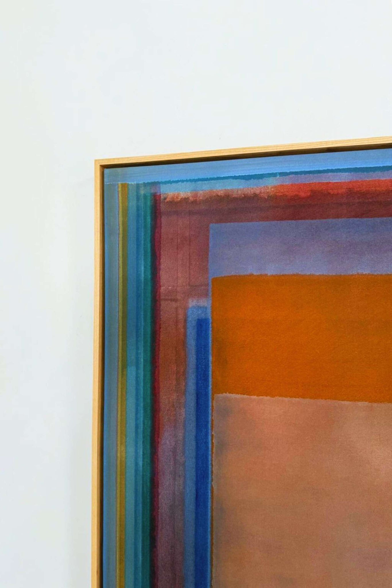 Untitled 4, Mauve & Orange
