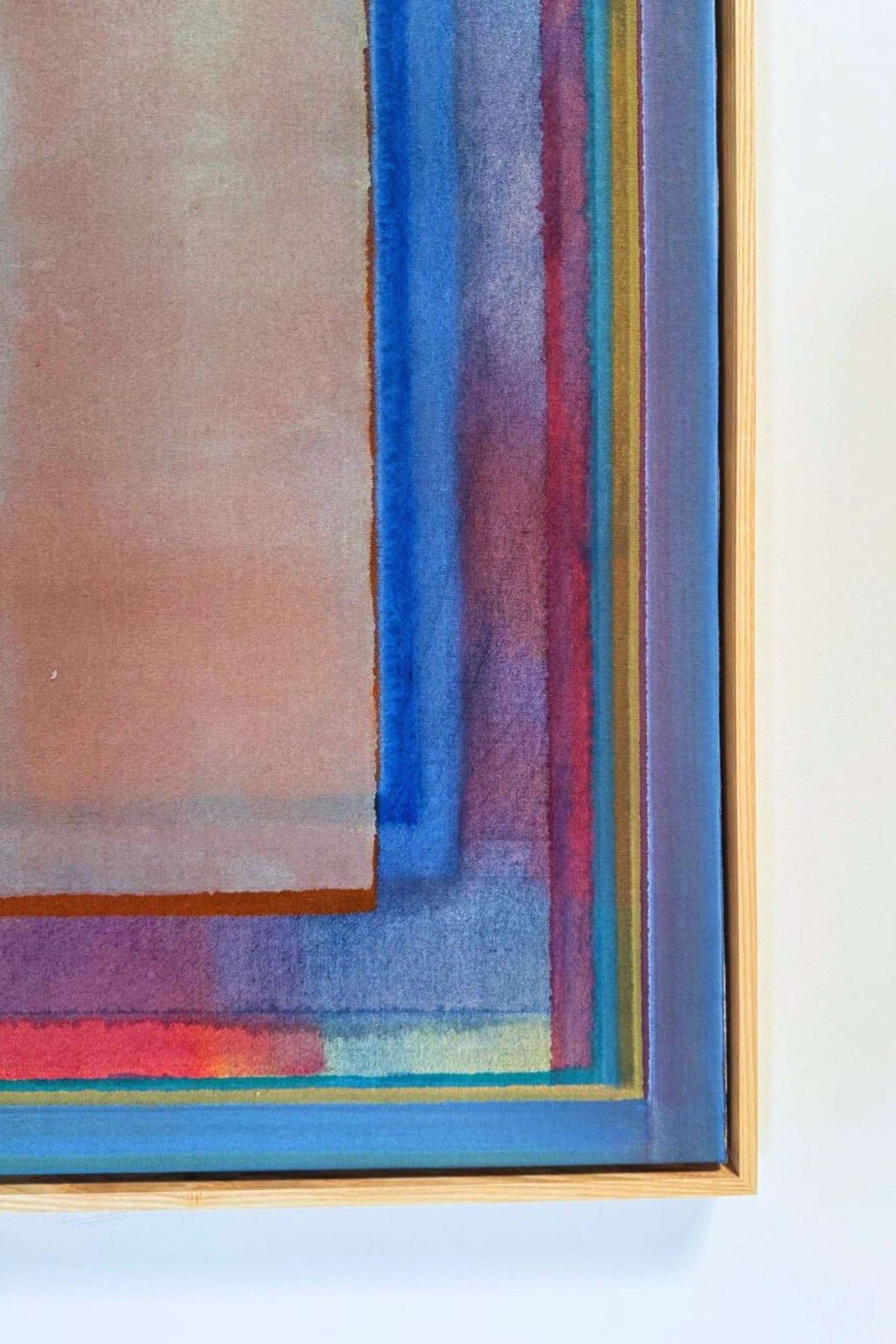 Untitled 4, Mauve & Orange
