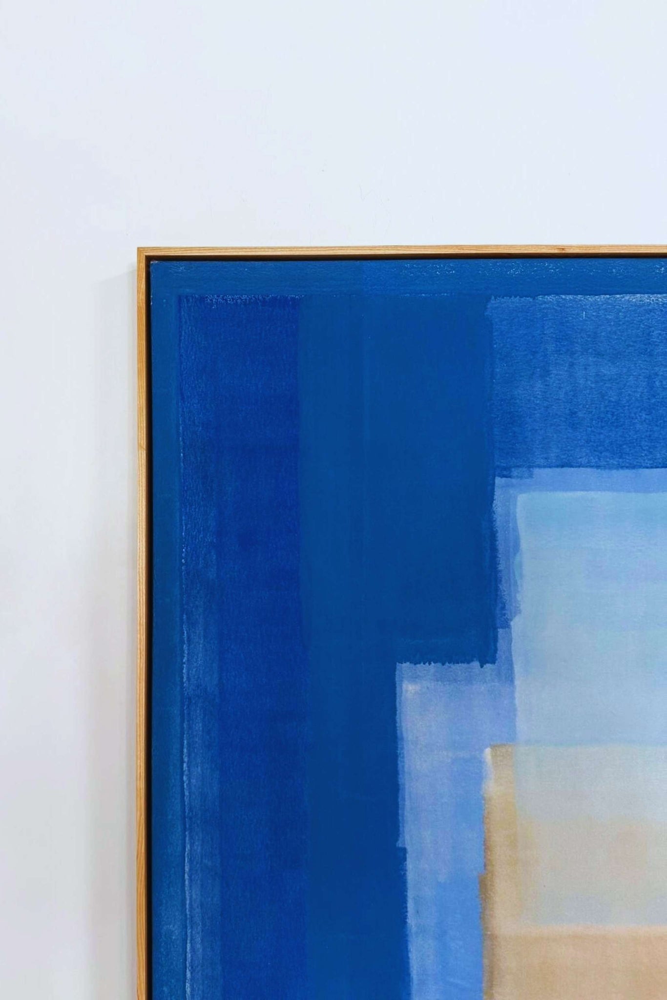 Untitled 1, Blue & Terracotta