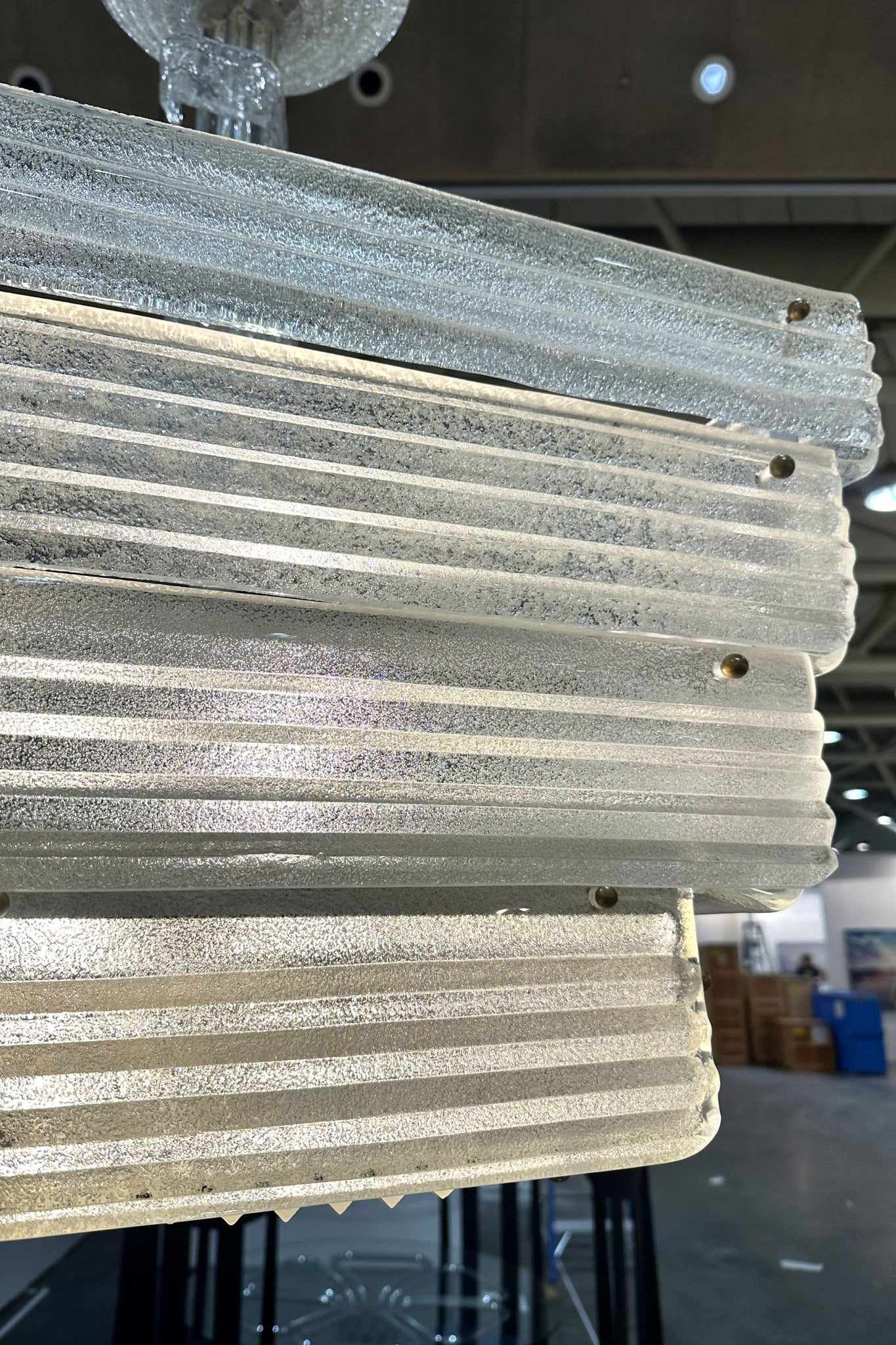 Tiered Murano Glass Pendant Light