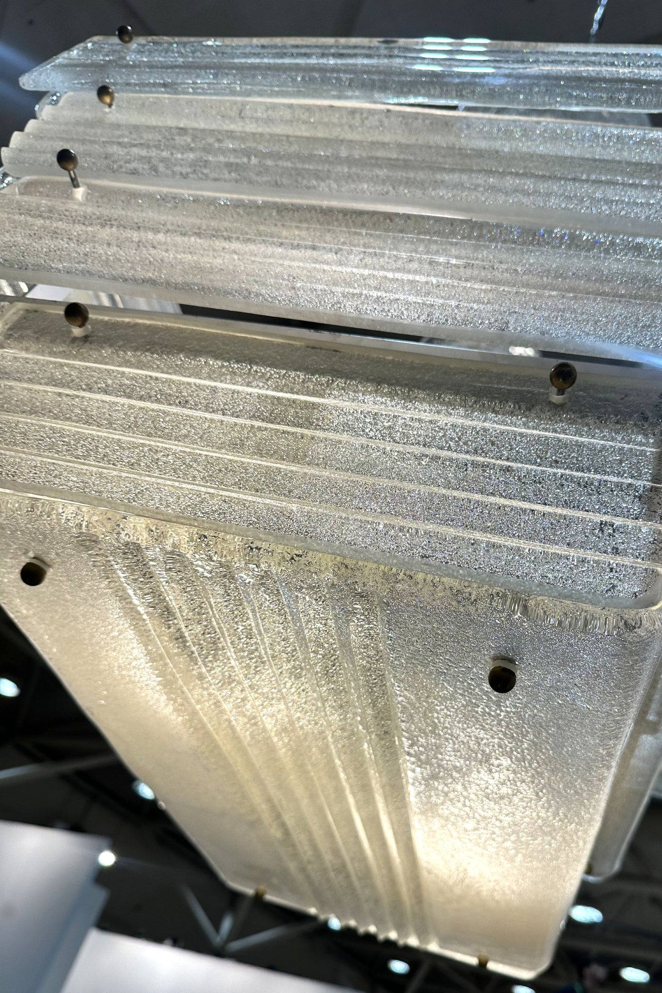 Tiered Murano Glass Pendant Light