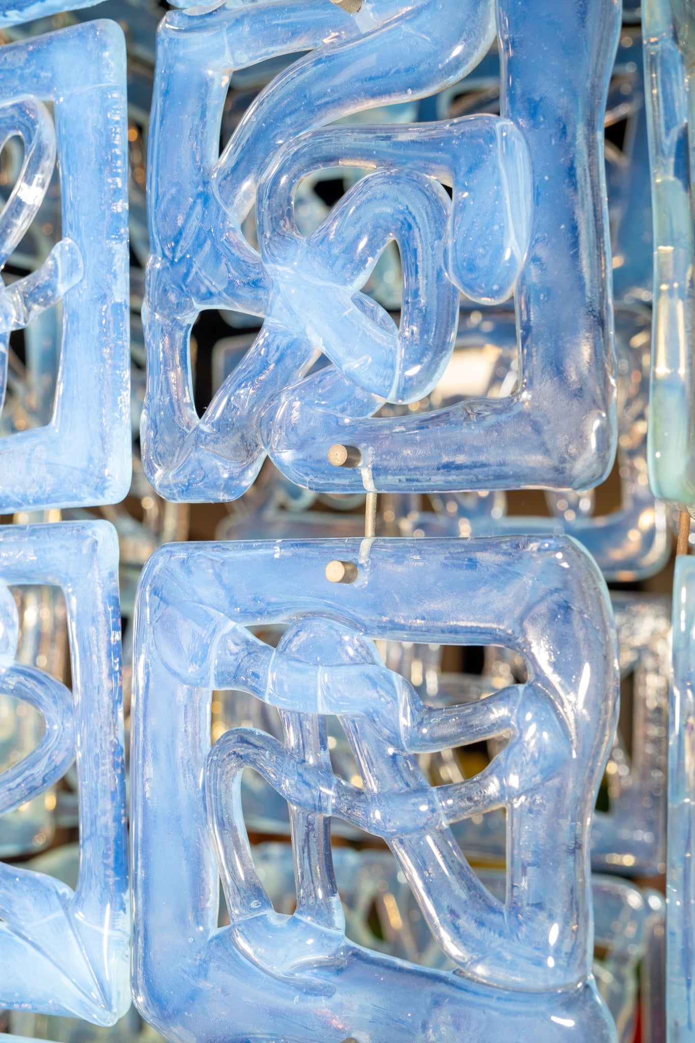 1960s Opaline Murano Glass Pendant Light