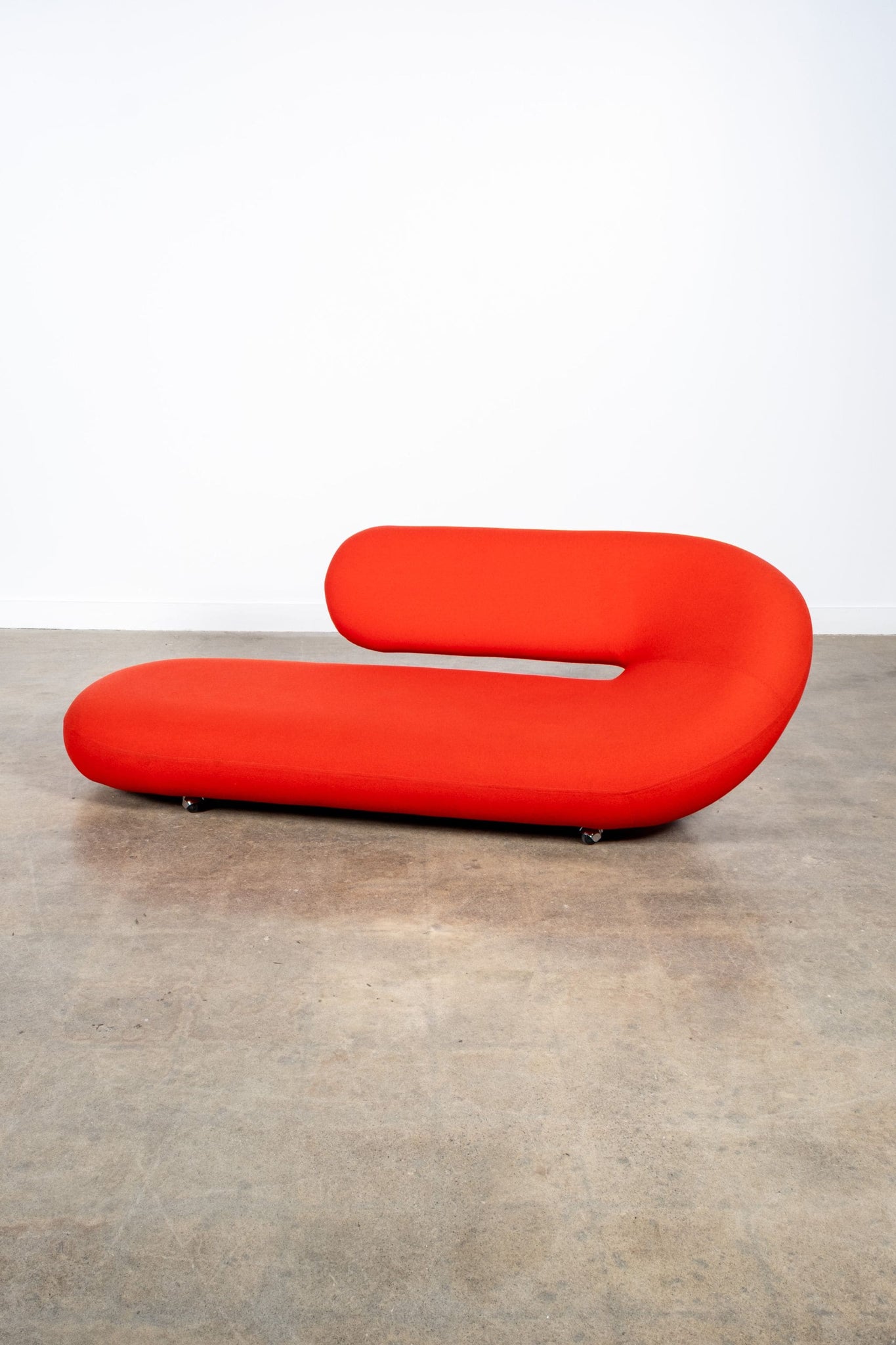 Pure White Lines Cleopatra Chair, Red by Geoffrey Harcourt | Bonne Choice
