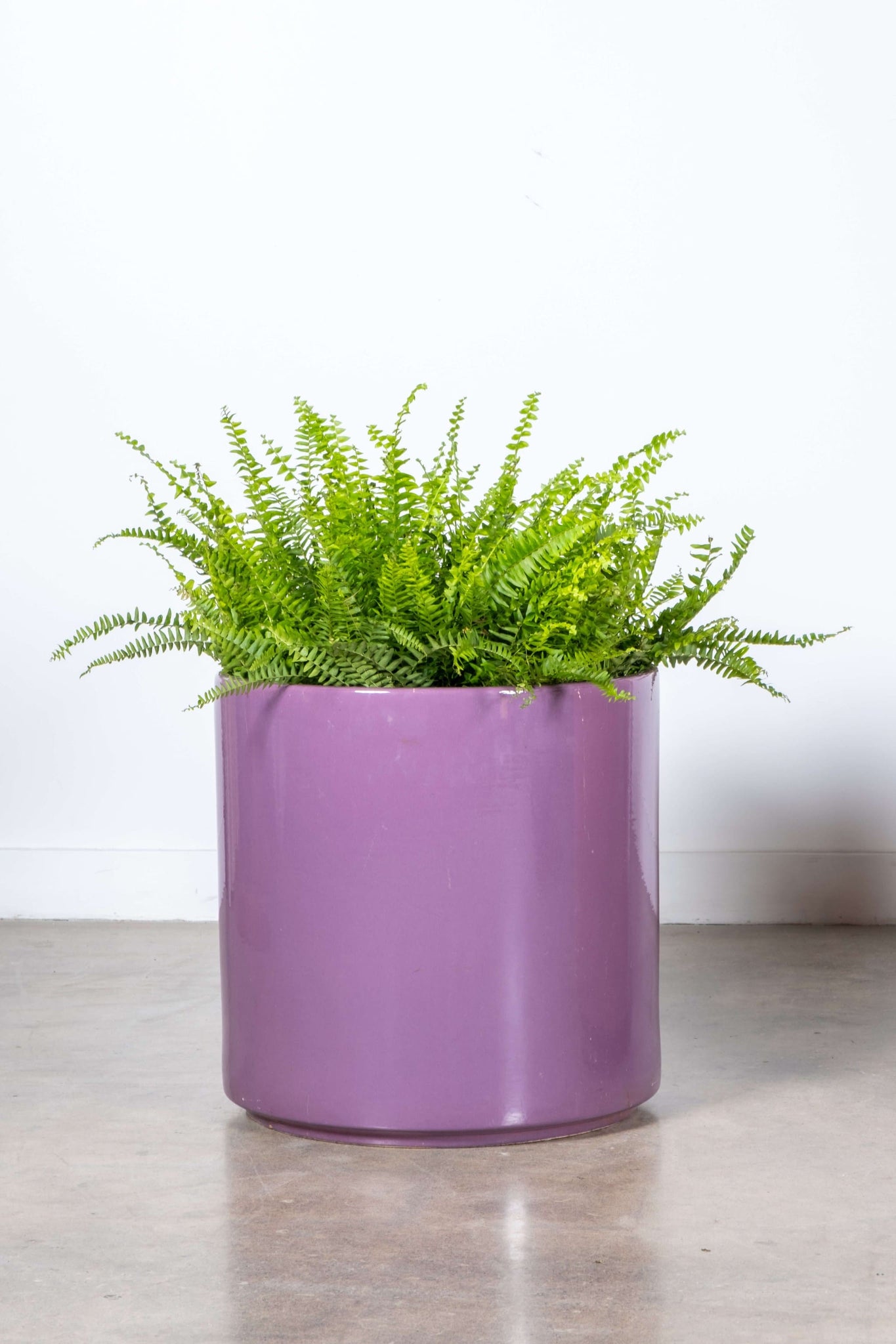 1980s Gainey California Planter, Purple | Bonne Choice