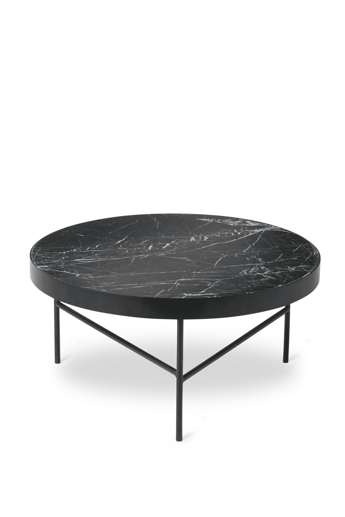 Bonne Choice Ferm Living Marble Table - Large - Black
