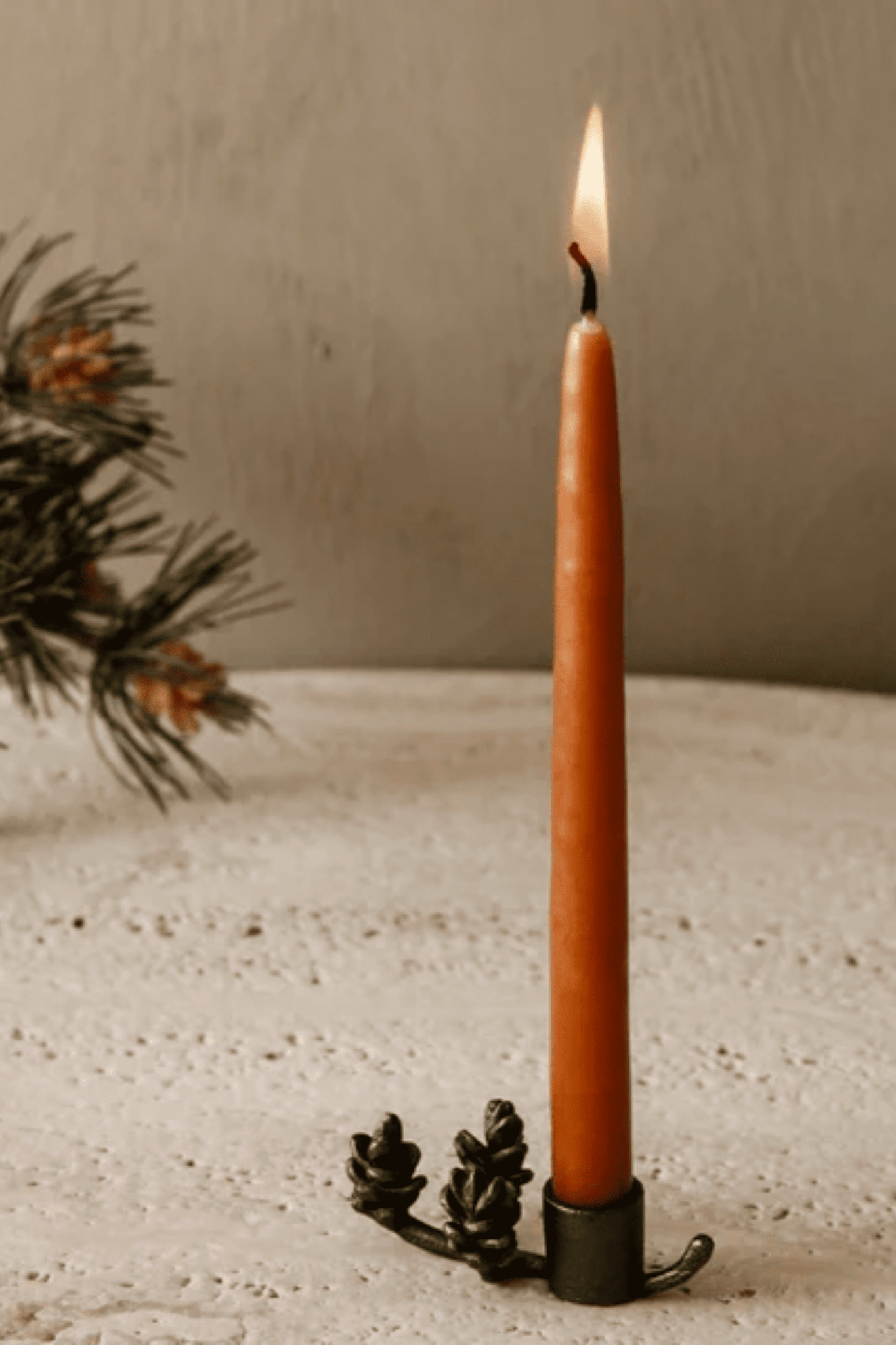 Bonne Choice Ferm Living Dipped Candles - Set of 8 - Rust