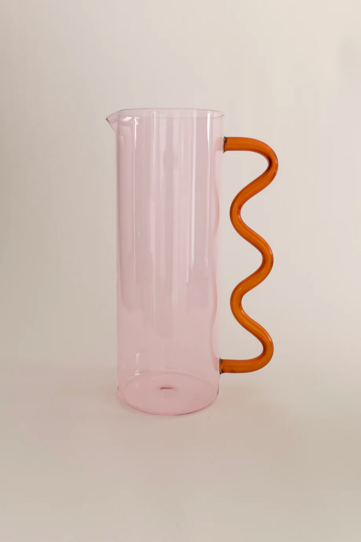 Pink w/ Amber Wave Pitcher Sophie Lou Jacobsen