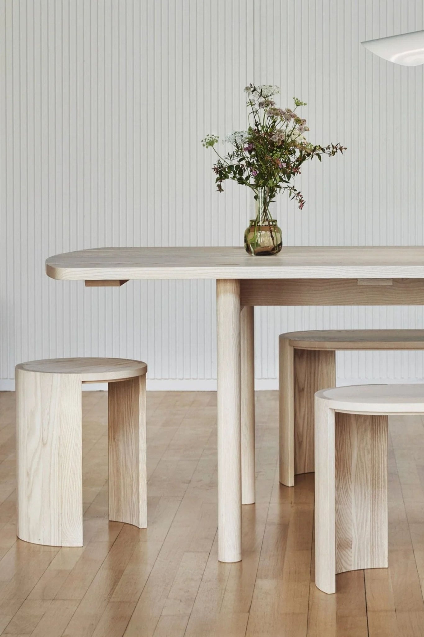 Bonne Choice - Made by Choice AIRISTO Stool/Side Table by Joanna Laajisto - Natural Ash