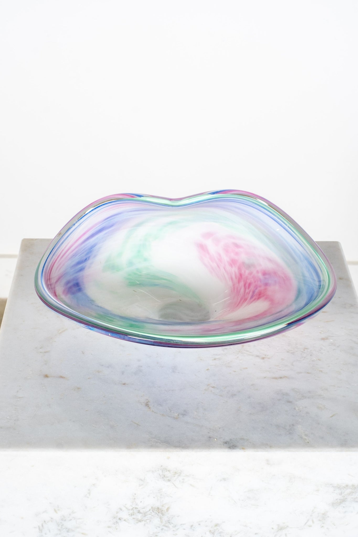 Abstract Art Glass Dish | Bonne Choice