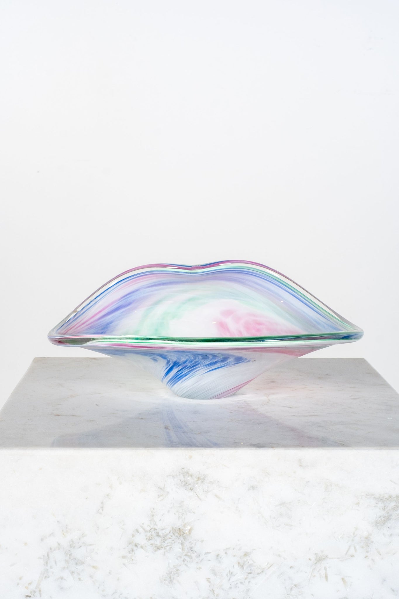 Abstract Art Glass Dish | Bonne Choice