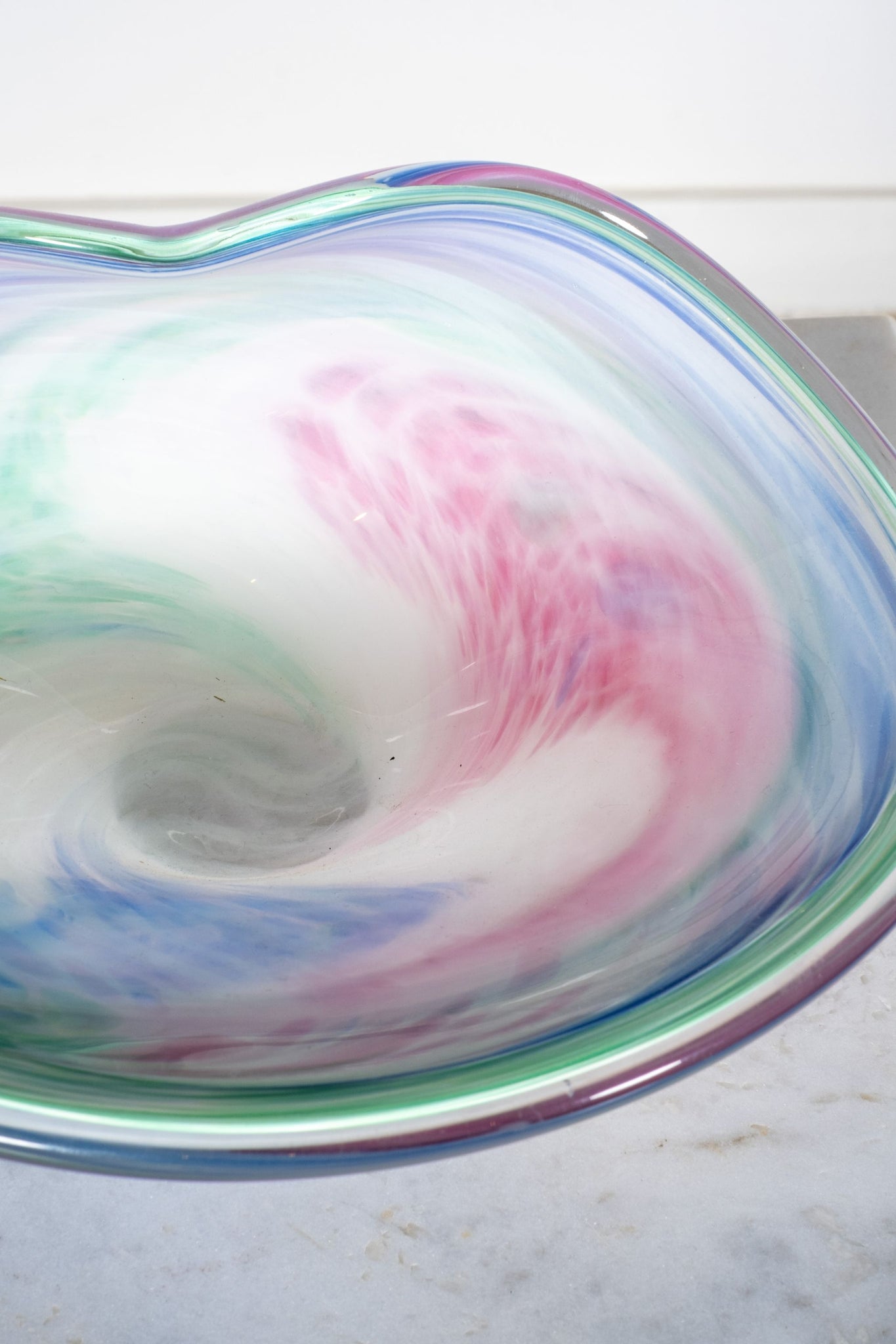 Abstract Art Glass Dish | Bonne Choice