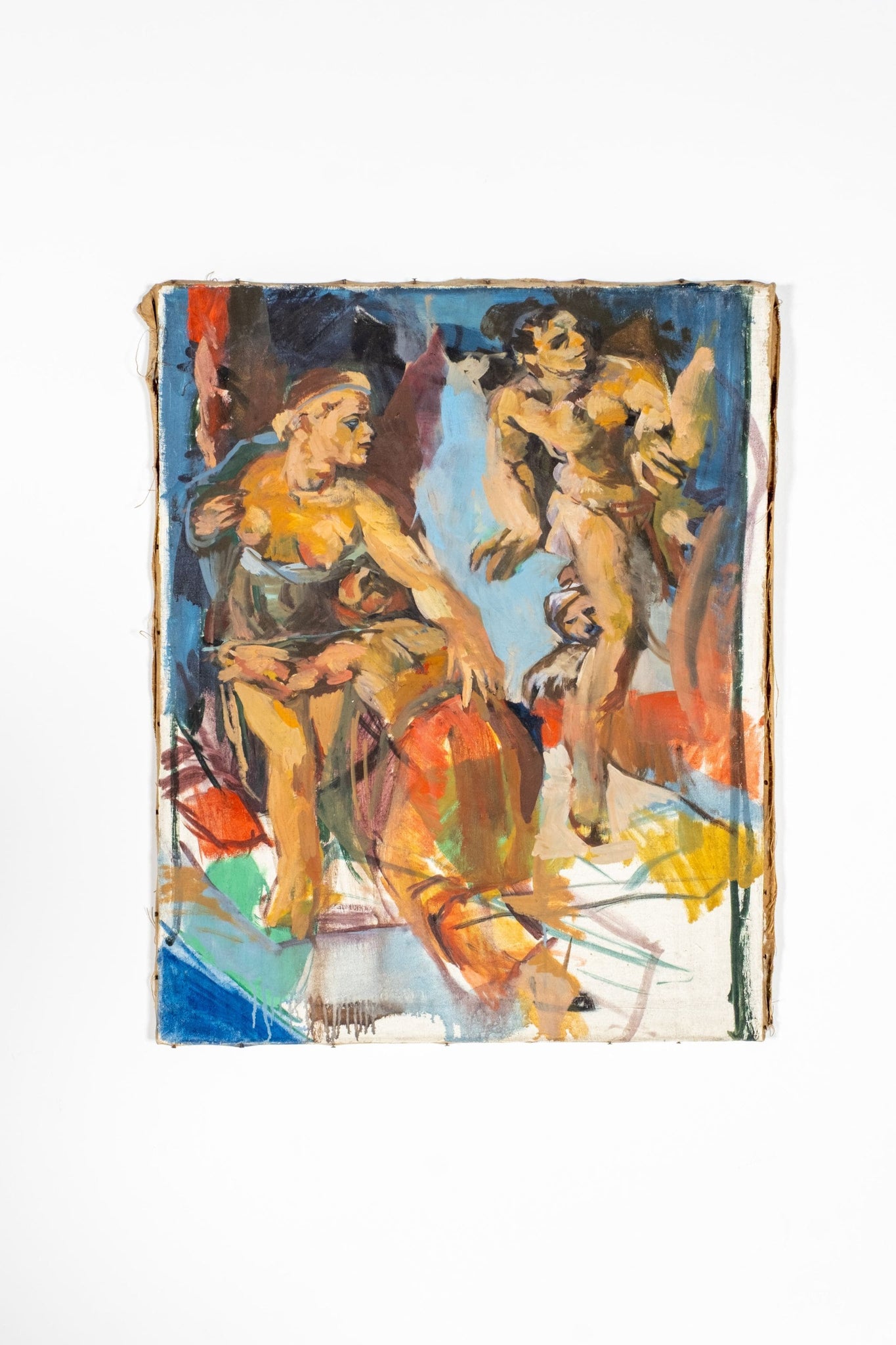Abstract Painting, Cubist Style 2 Angels | Bonne Choice