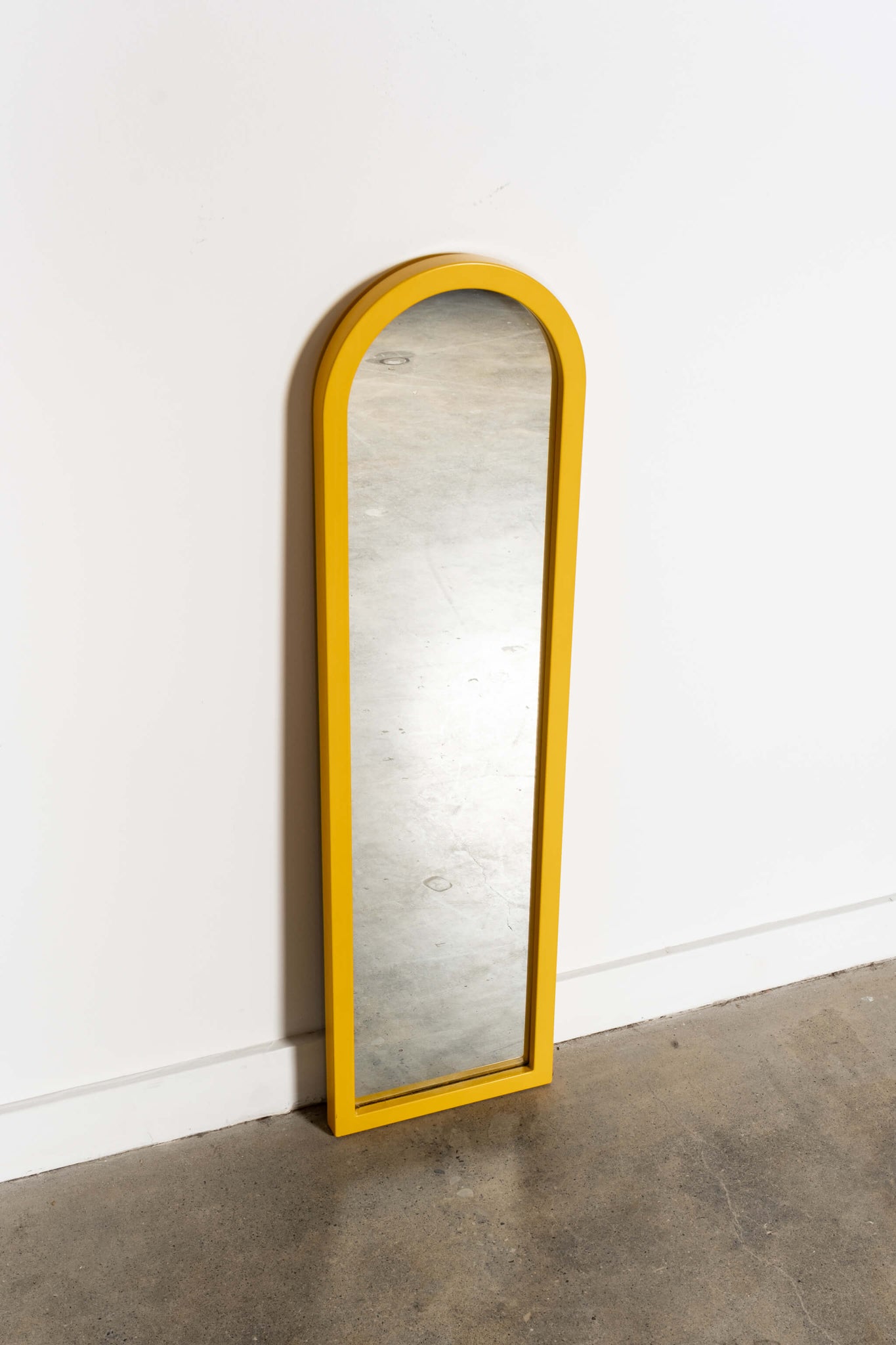 Bonne Choice -Acrylic Arch Frame Mirror, Yellow