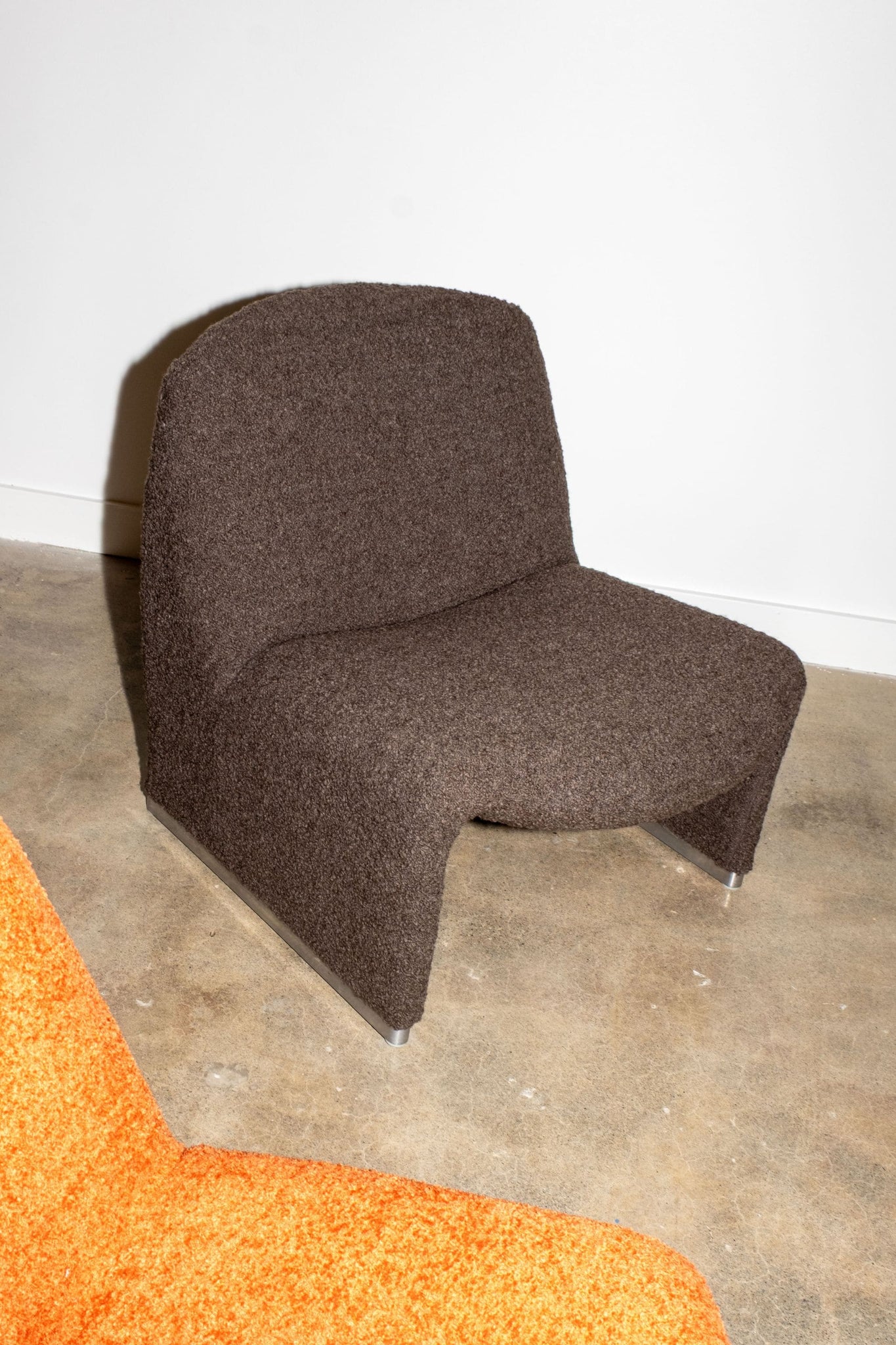 Artifort Pair of Alky Chairs by Giancarlo Piretti, Newly Upholstered, "Grey" | Bonne Choice