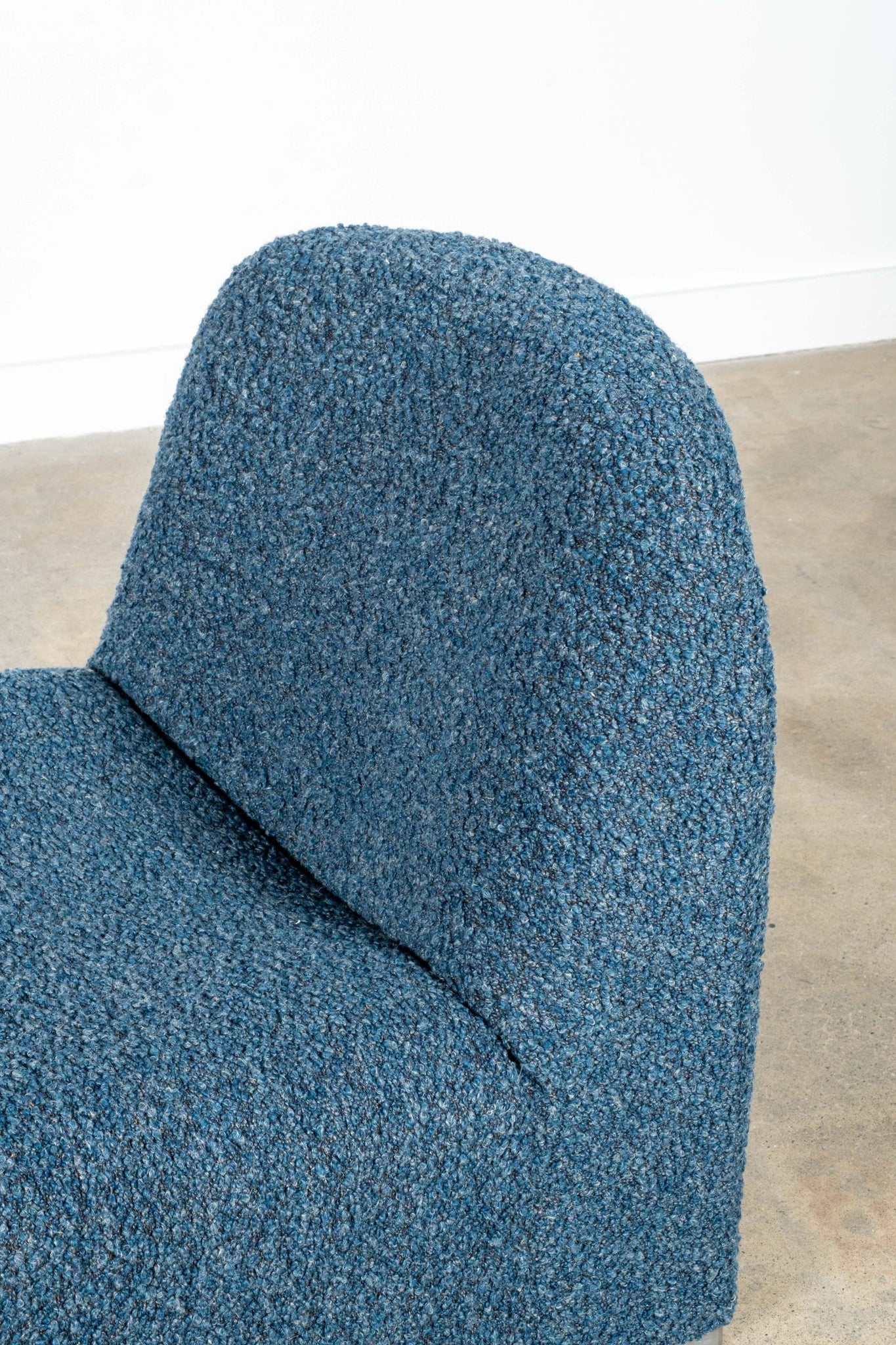 Alky Chair by Giancarlo Piretti, Newly Upholstered, "Blue" | Bonne Choice