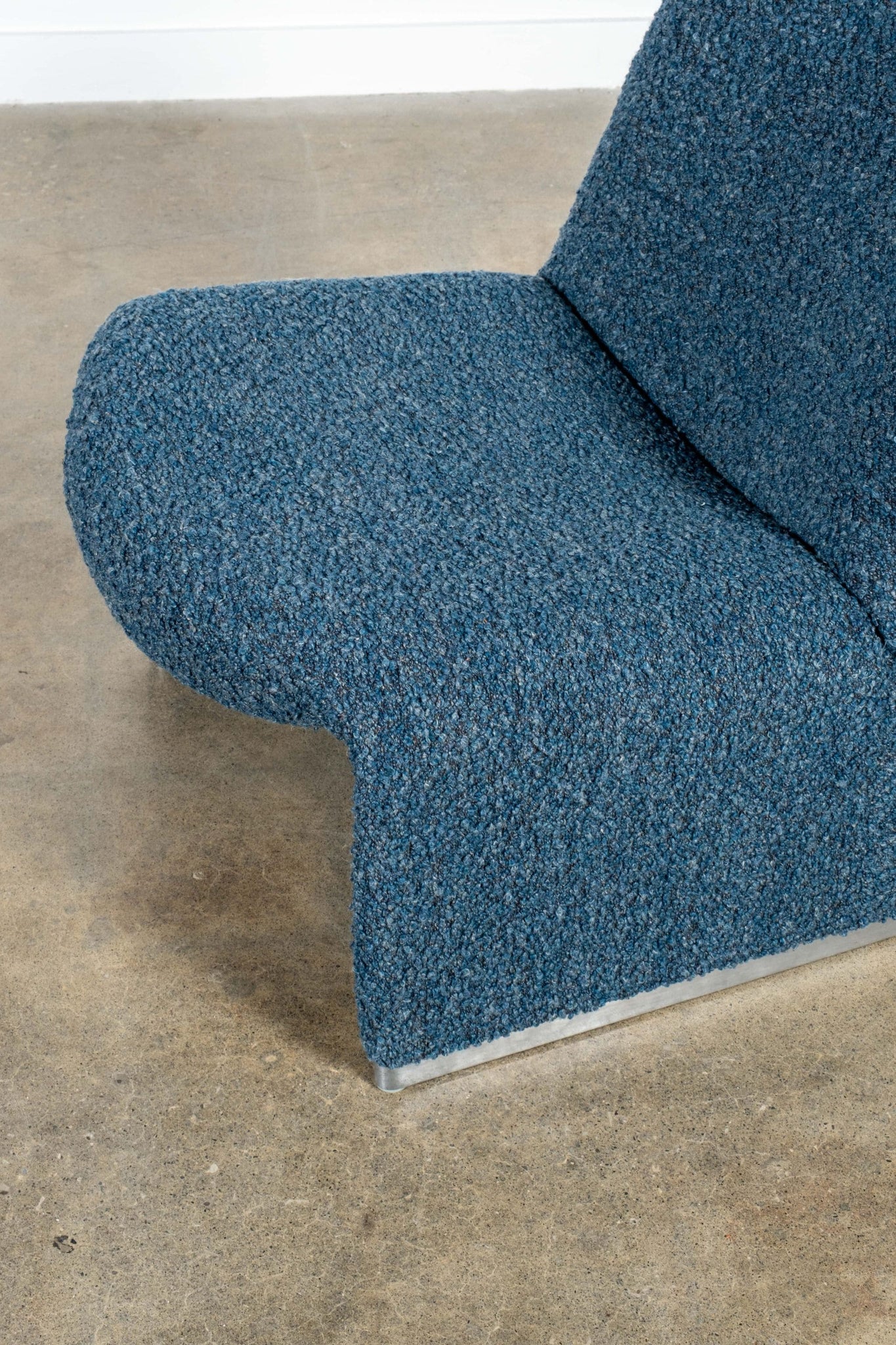 Alky Chair by Giancarlo Piretti, Newly Upholstered, "Blue" | Bonne Choice
