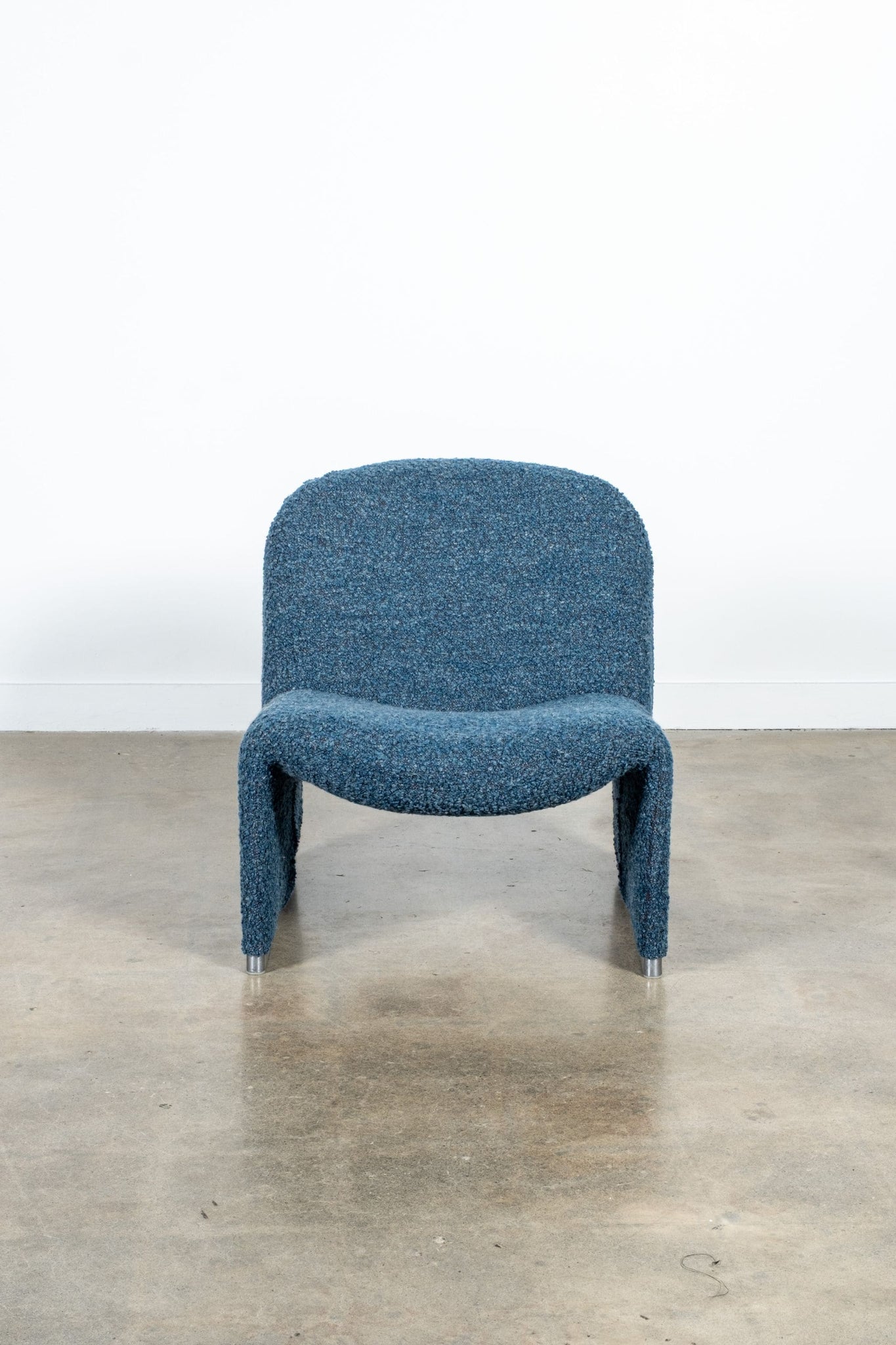 Alky Chair by Giancarlo Piretti, Newly Upholstered, "Blue" | Bonne Choice