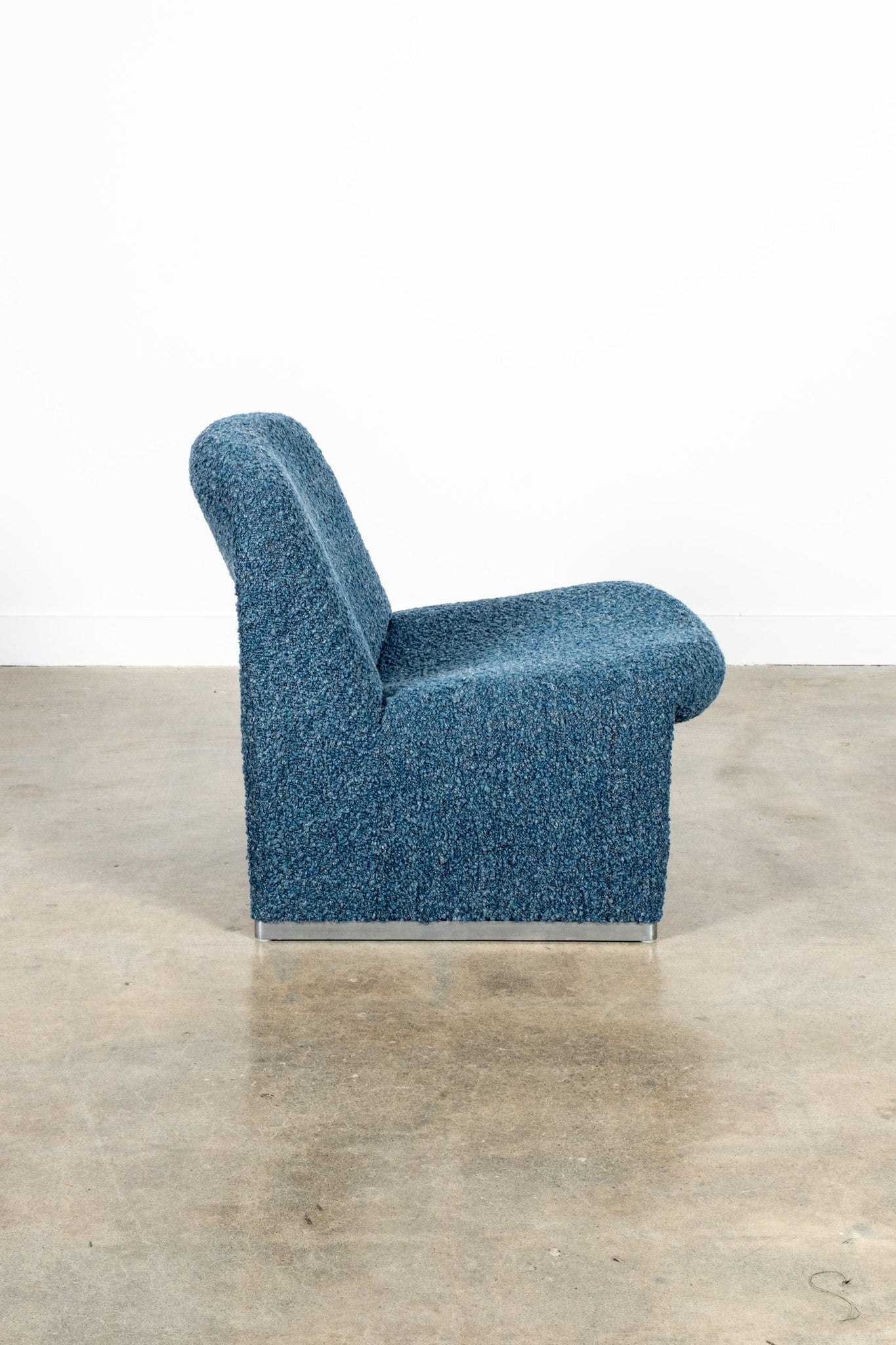 Alky Chair by Giancarlo Piretti, Newly Upholstered, "Blue" | Bonne Choice