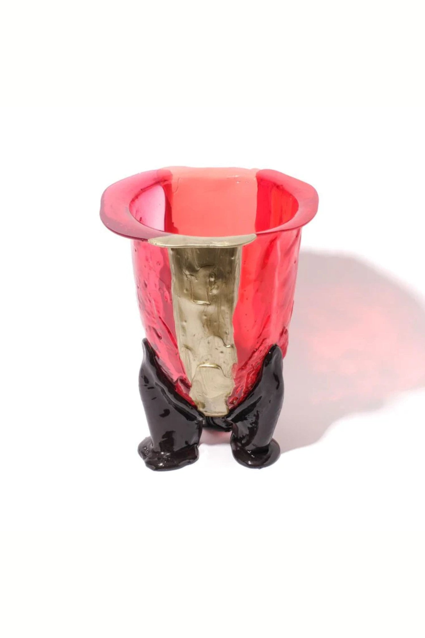 Corsi Amazonia Vase Extra Colour (Large), Dark Salmon, Pink, Bronze, Red, Aubergine by Gaetano Pesce | Bonne Choice