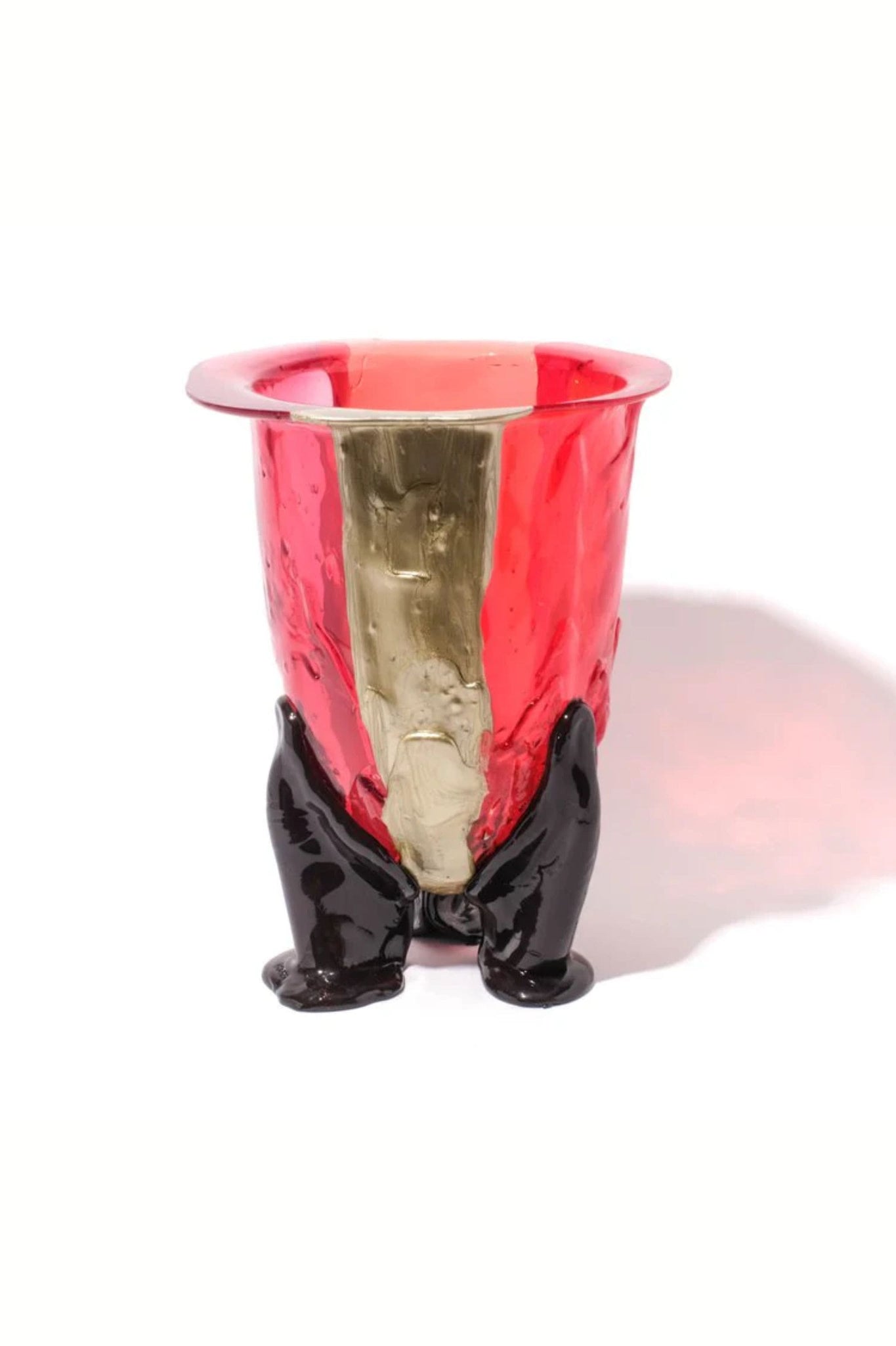 Corsi Amazonia Vase Extra Colour (Large), Dark Salmon, Pink, Bronze, Red, Aubergine by Gaetano Pesce | Bonne Choice