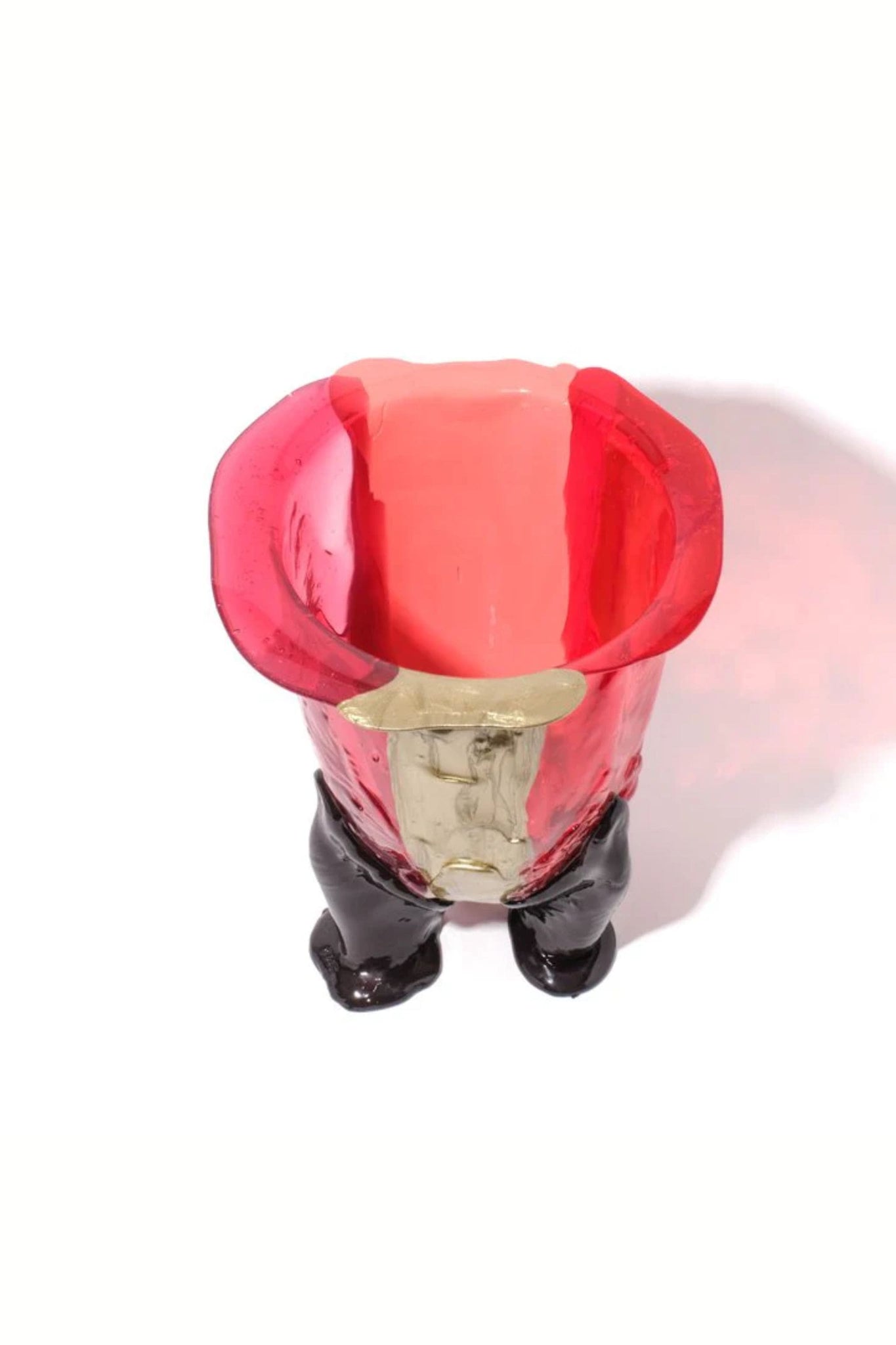 Corsi Amazonia Vase Extra Colour (Large), Dark Salmon, Pink, Bronze, Red, Aubergine by Gaetano Pesce | Bonne Choice
