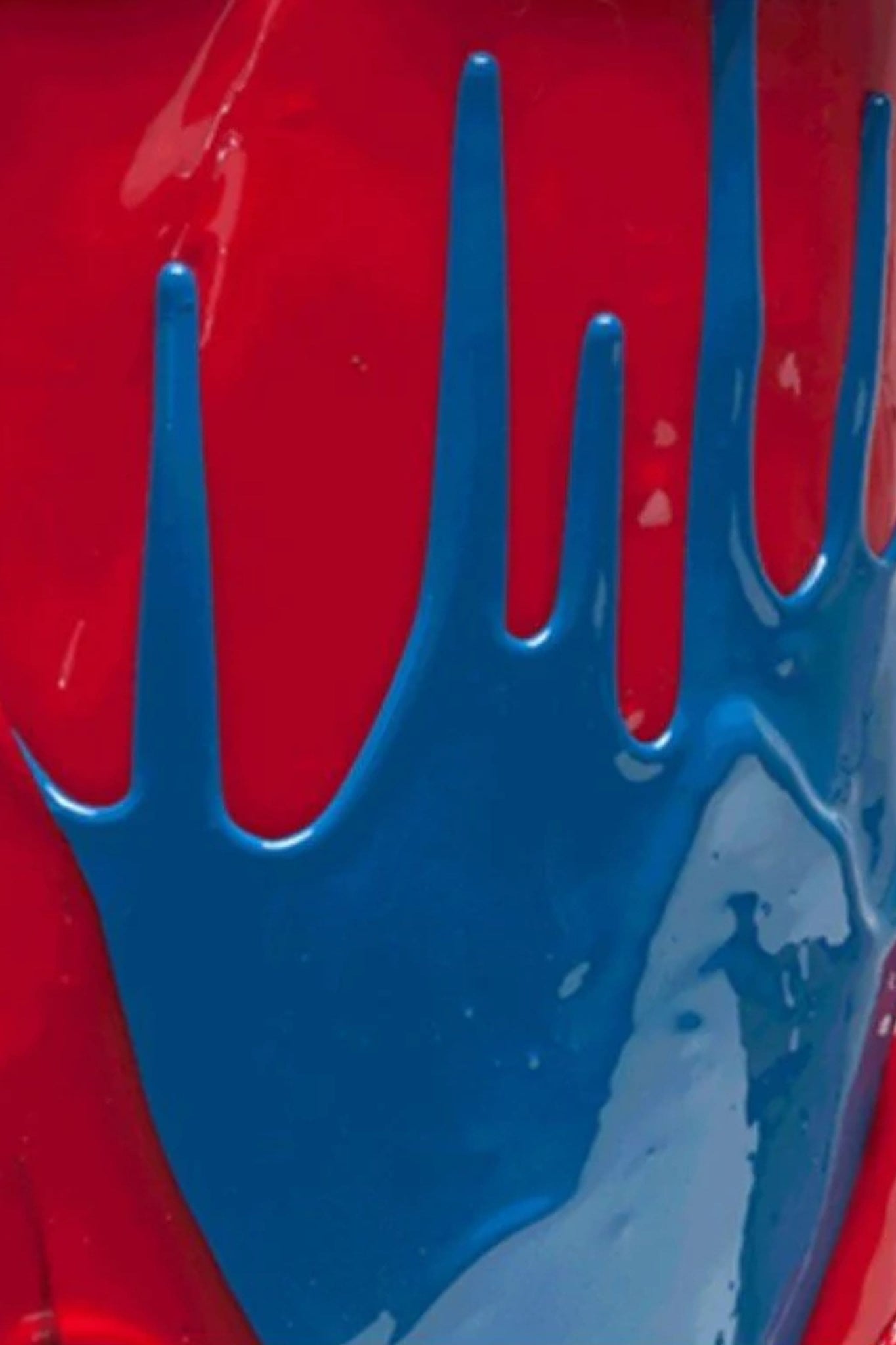Corsi Amazonia Vase (Large), Matte Navy, Red and Yellow by Gaetano Pesce | Bonne Choice