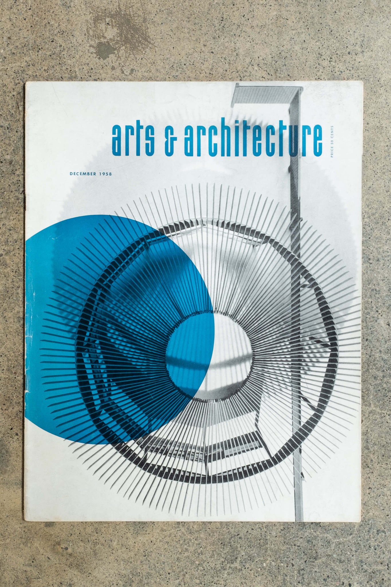 Arts & Architecture Vintage Magazine, December 1958