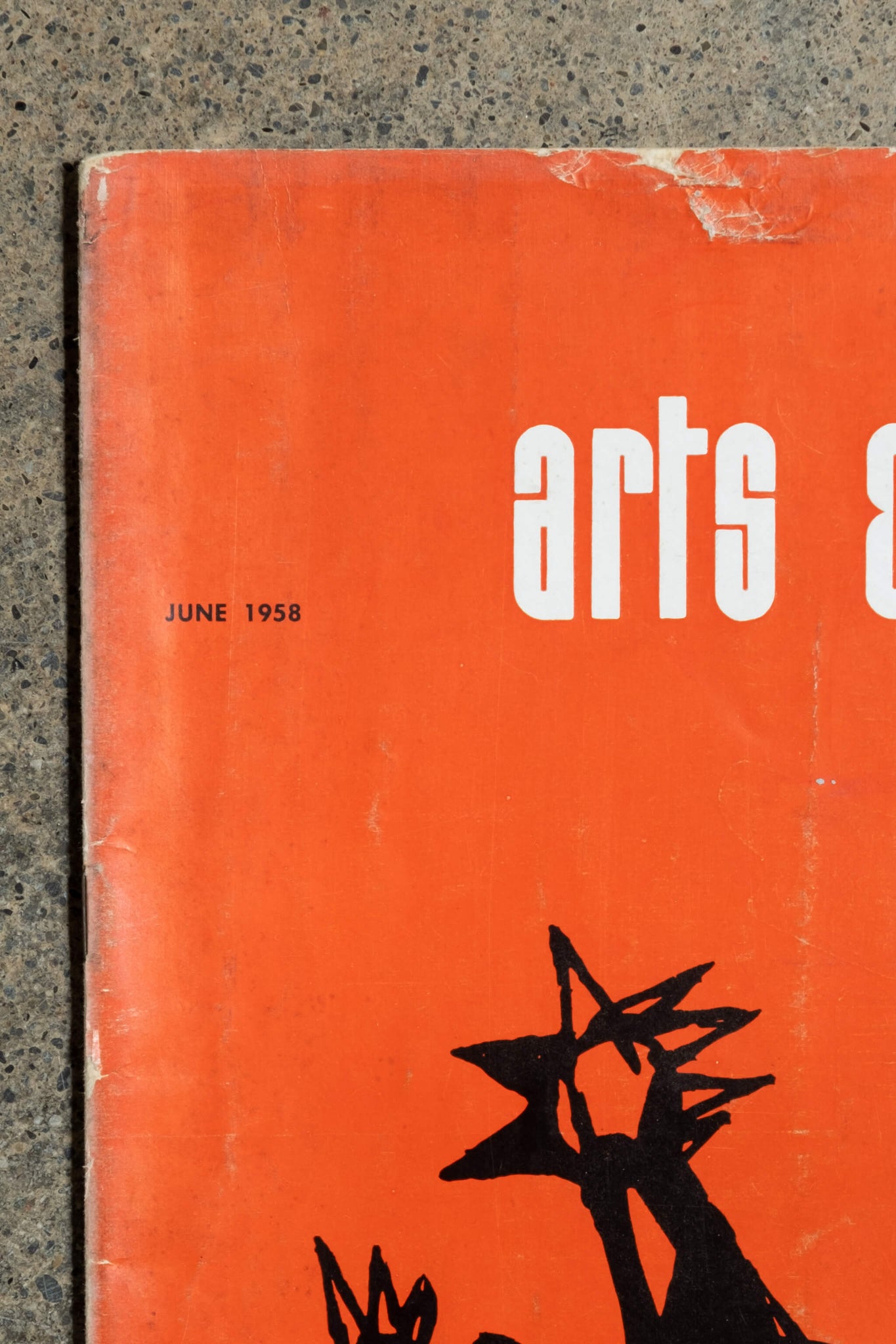 Arts & Architecture Vintage Magazine, June 1958, close up