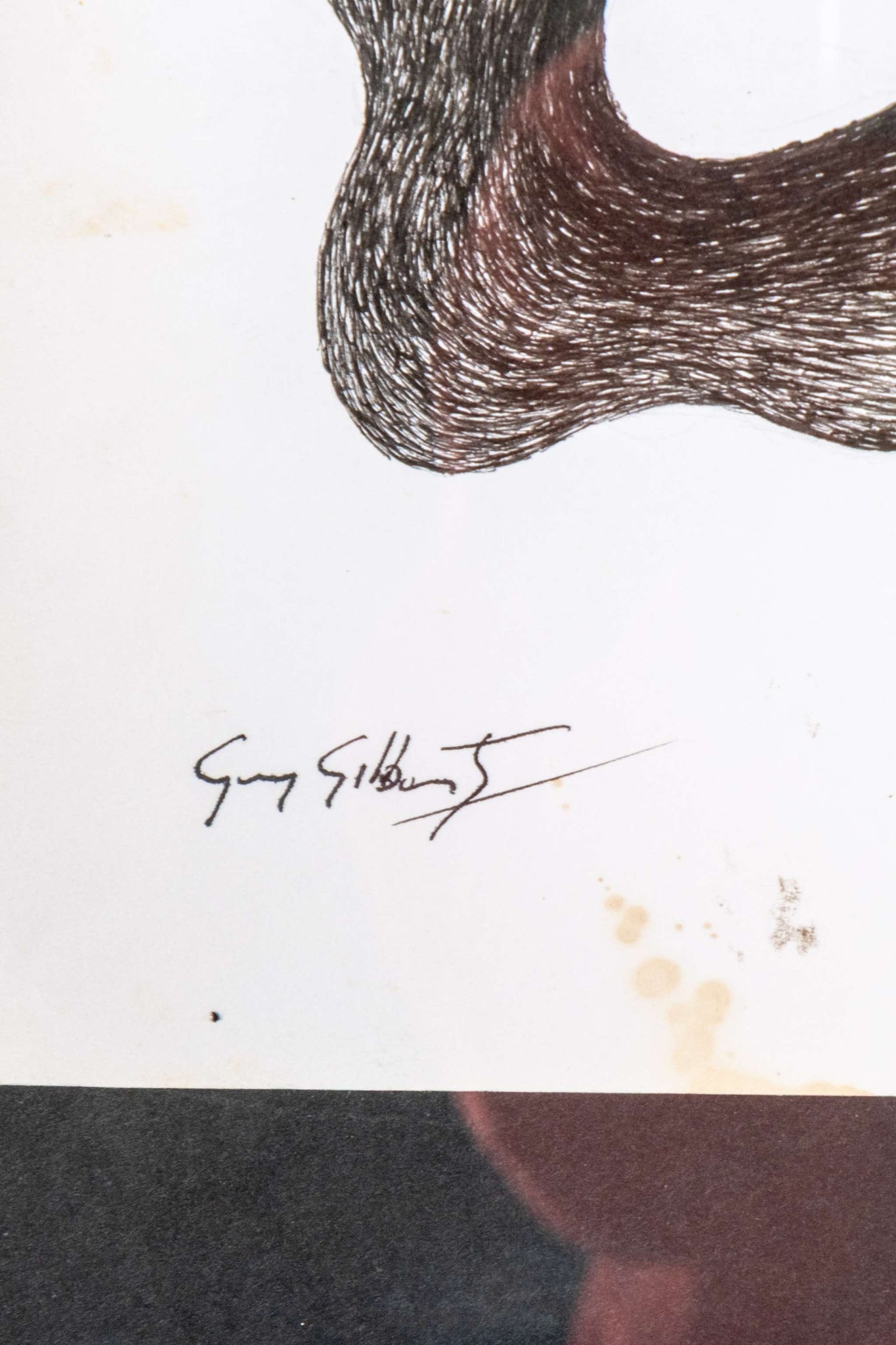 Black and White Abstract Framed Print, 3