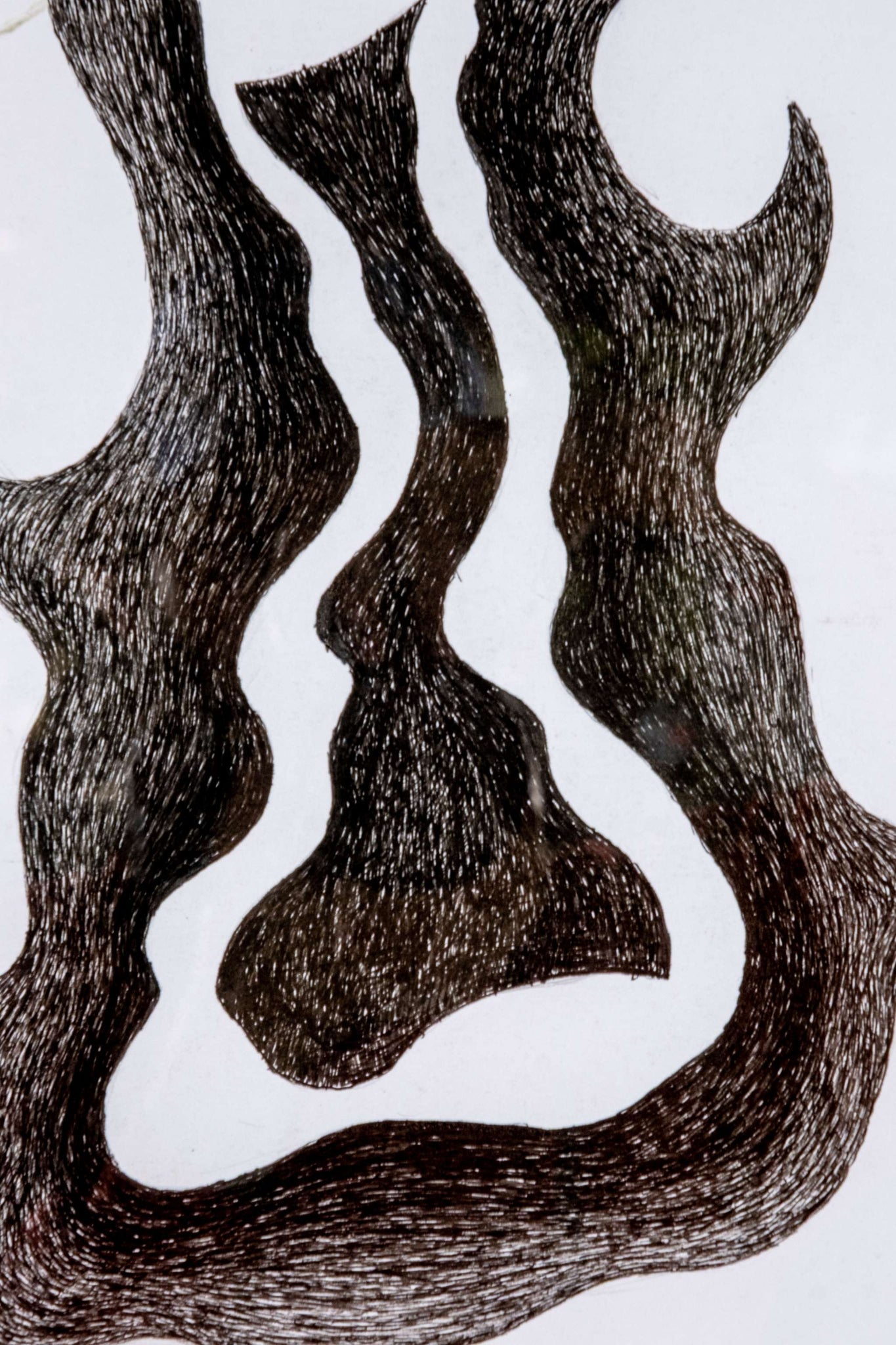 Black and White Abstract Framed Print, 3