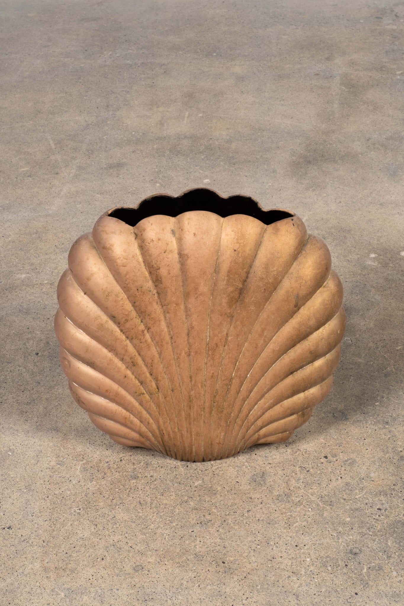 Copper Shell Vase