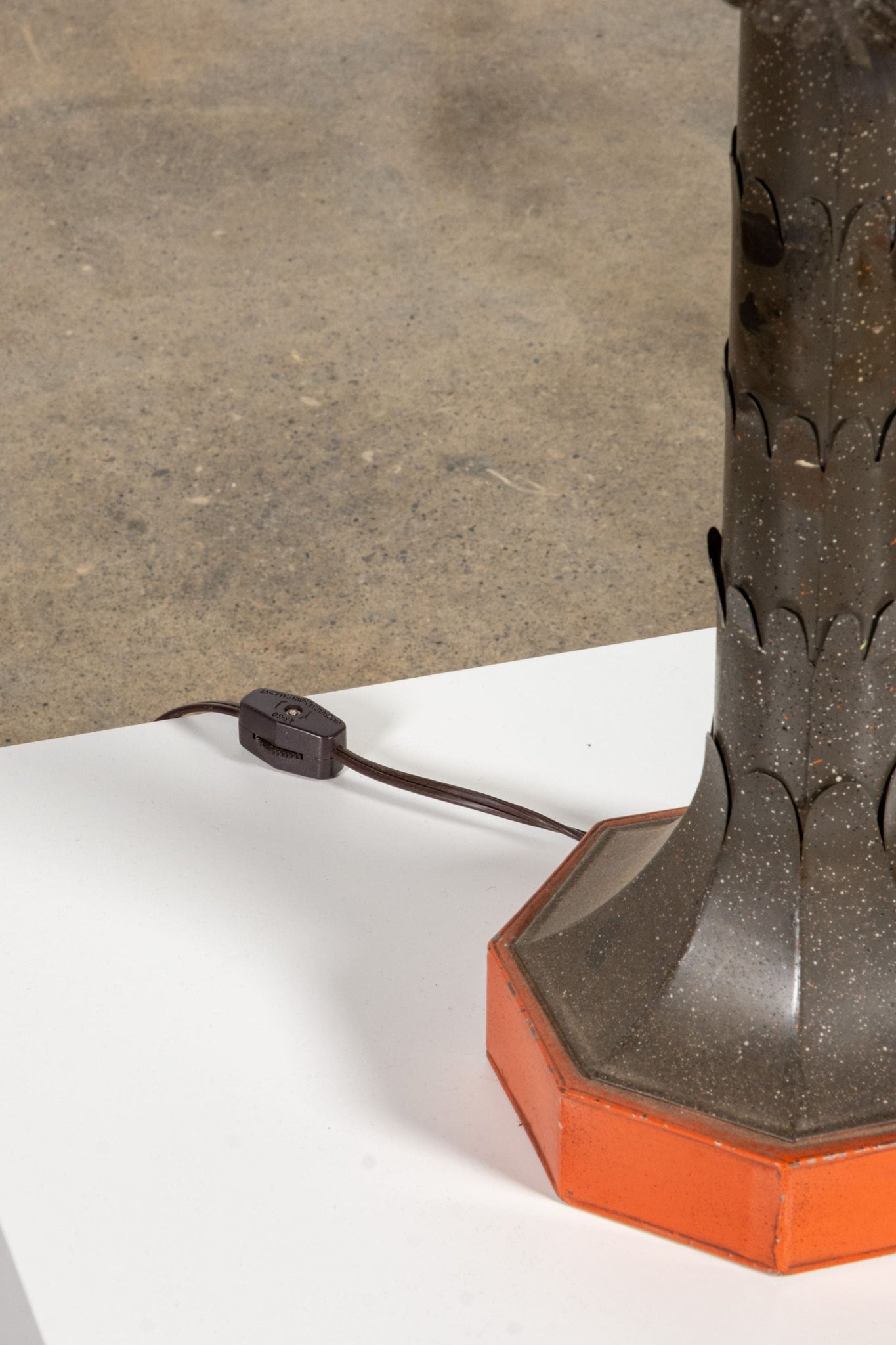 Brass 'Palm Tree' Table Lamp, New Shade | Bonne Choice