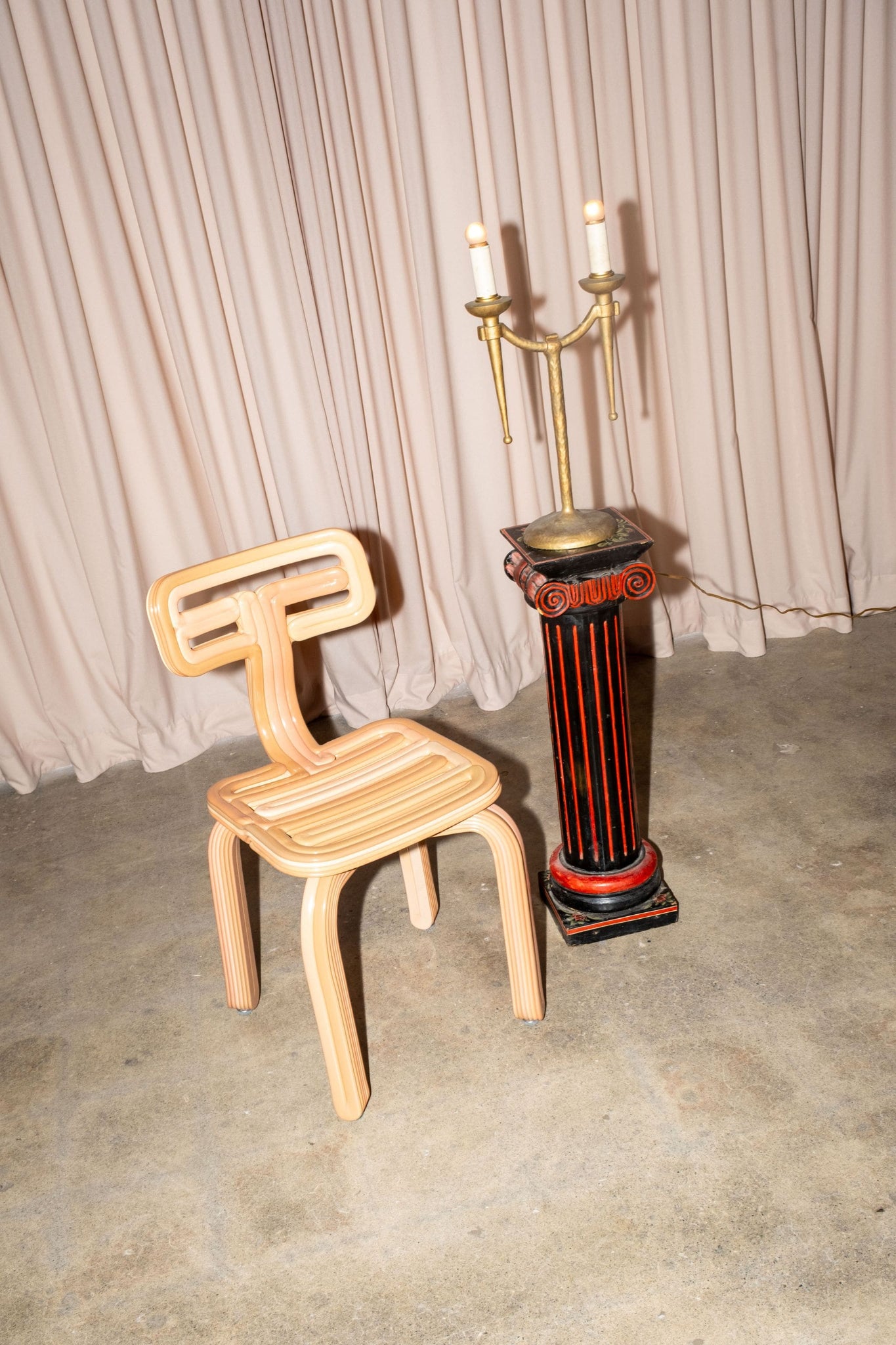 Vintage Brass Table Lamp | Bonne Choice