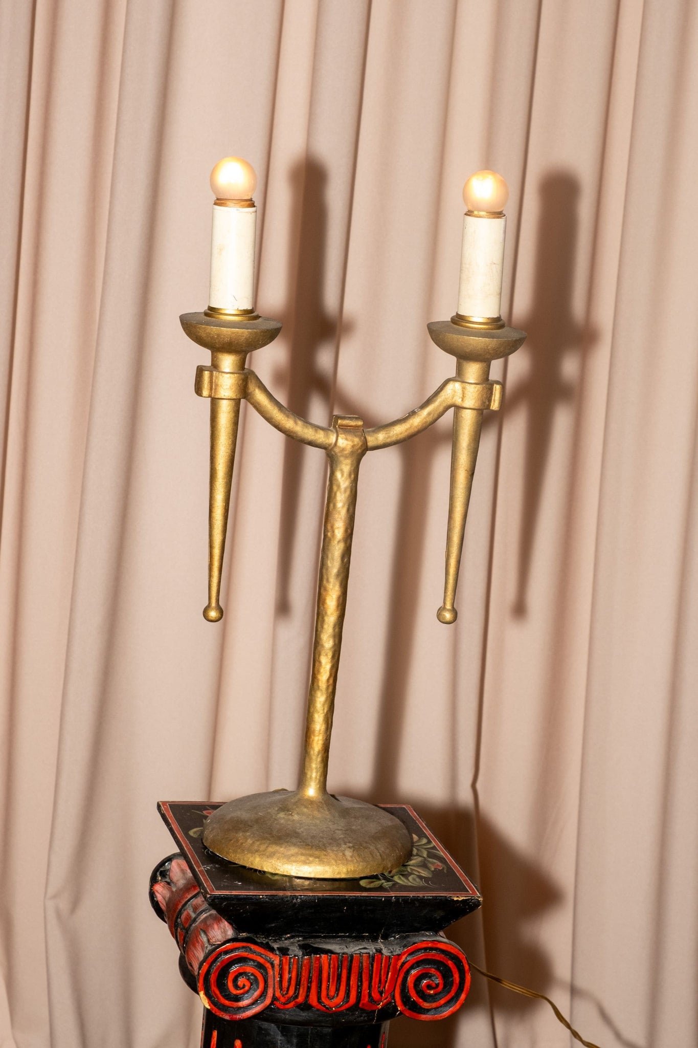 Vintage Brass Table Lamp | Bonne Choice
