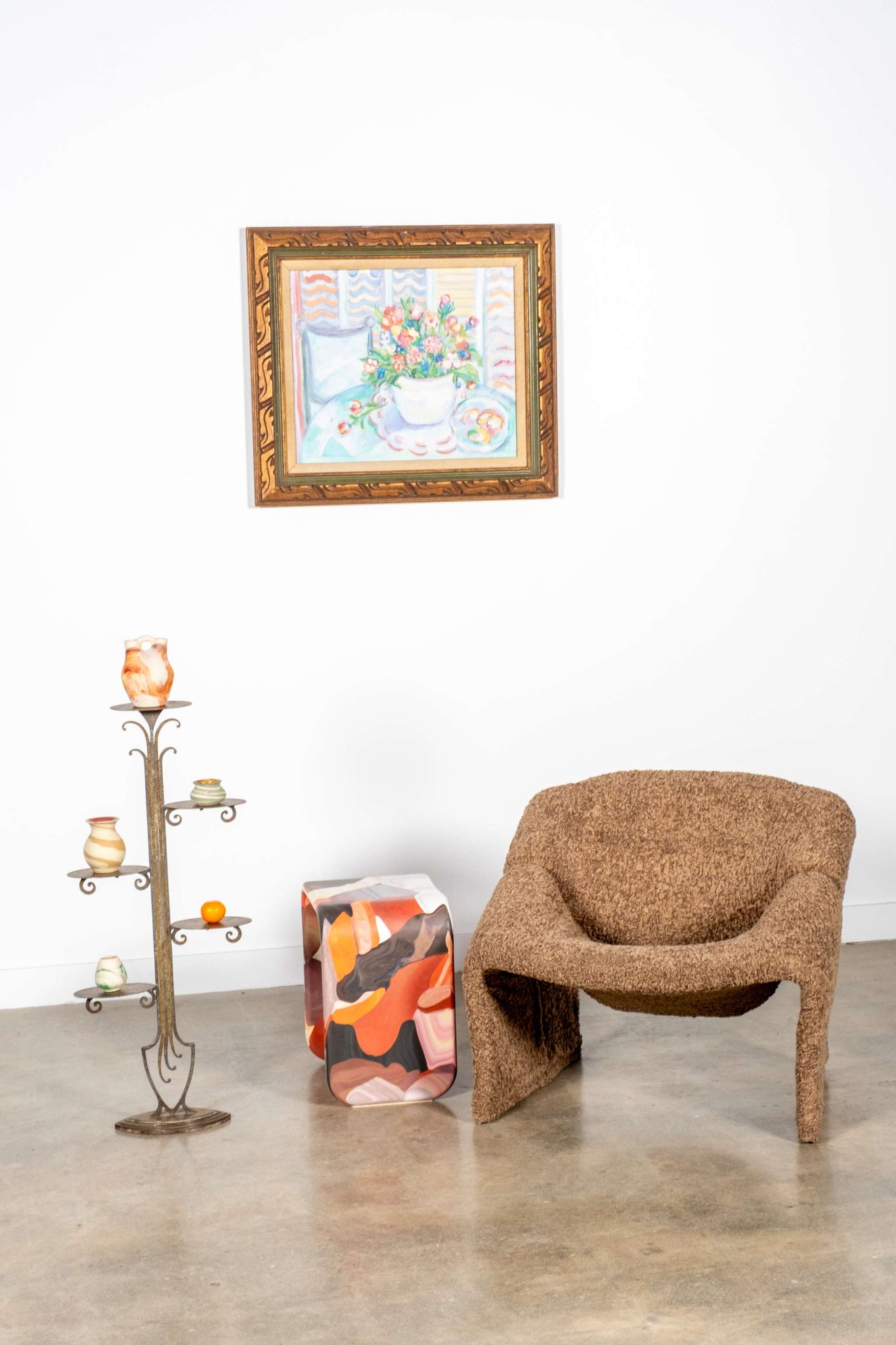 Bright Still Life with Wood Frame