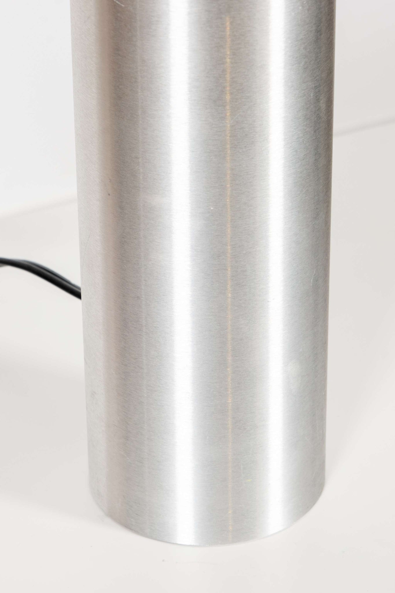 Brushed Stainless Steel Table Lamp, Small