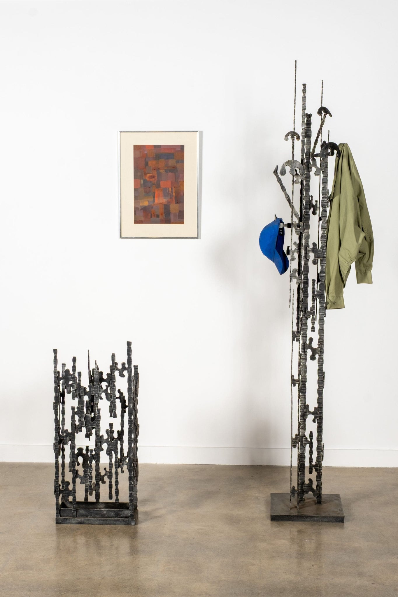 Poliarte 1950s Italian Brutalist Coat Rack by Angelo Brotto | Bonne Choice