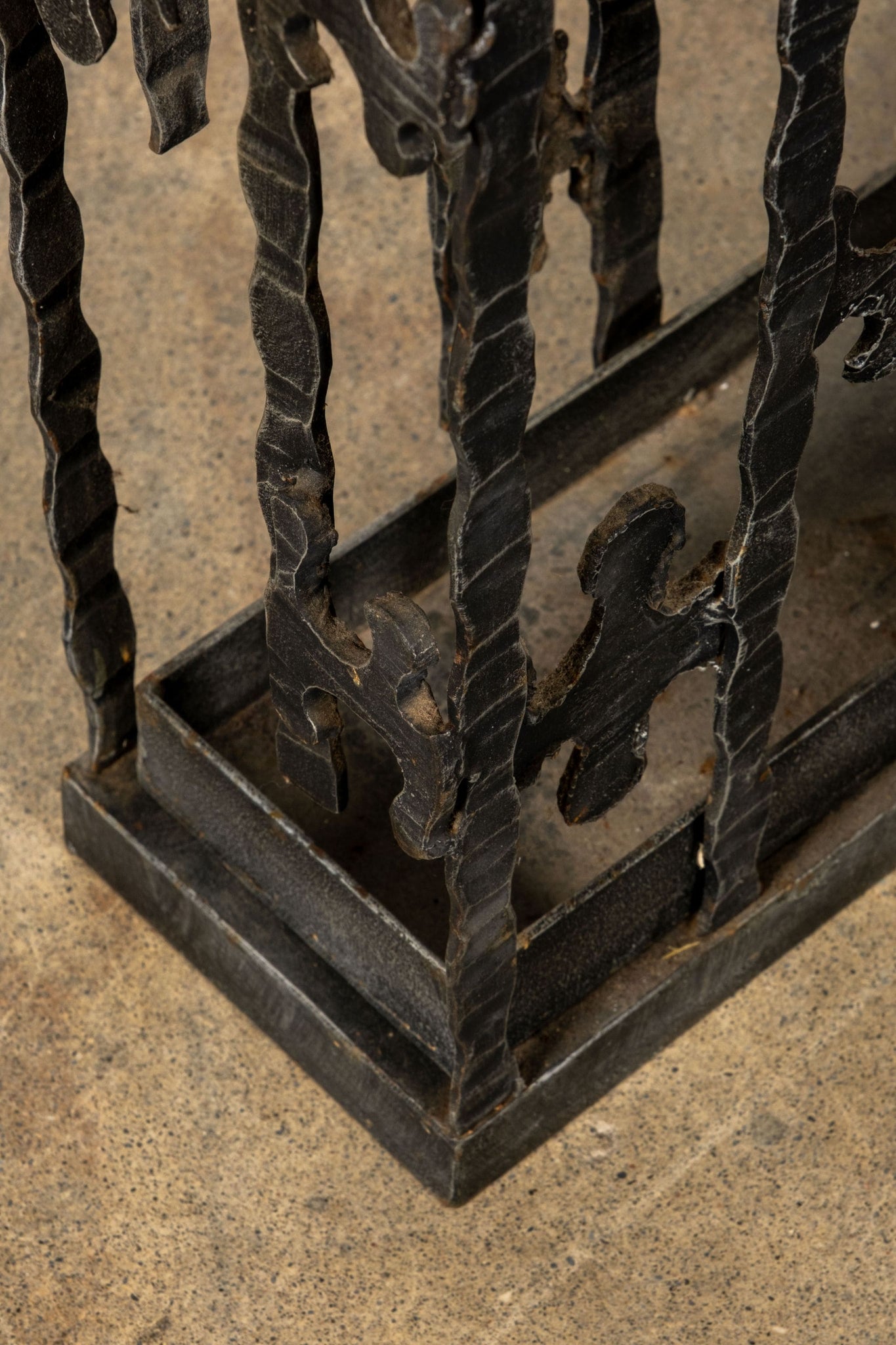Poliarte 1950s Italian Brutalist Umbrella Stand by Angelo Brotto | Bonne Choice