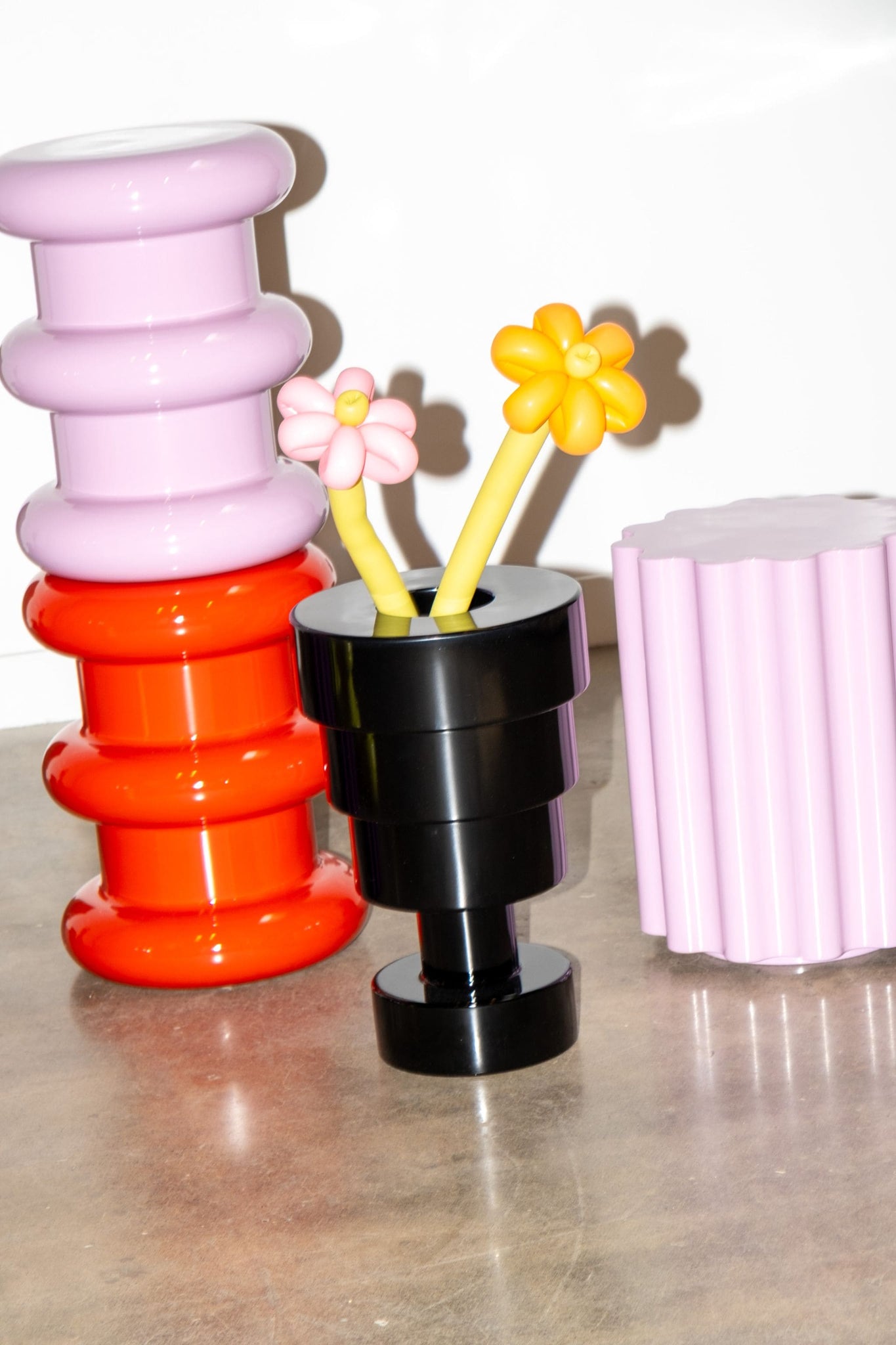 Kartell Calice Stool / Side Table by Ettore Sottsass, Black | Bonne Choice