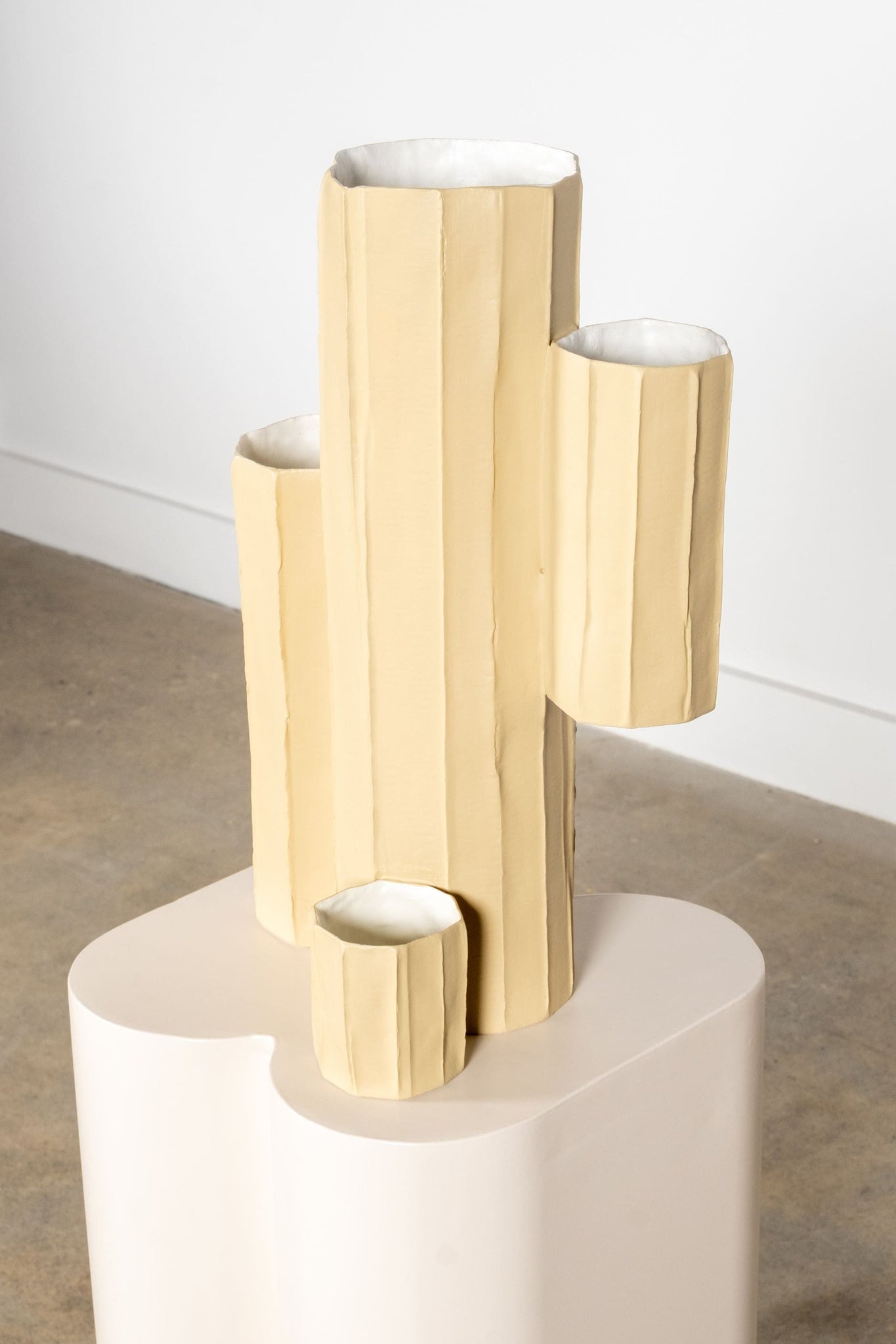 Ceramic Cactus (Small), Beige by Paronetto Paola | Bonne Choice